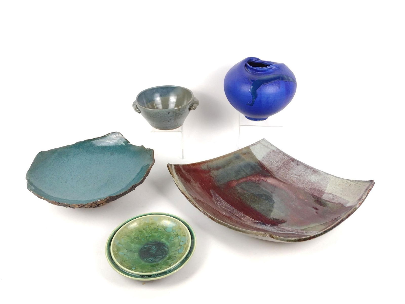 5 Pcs Studio Pottery (1 of 8)