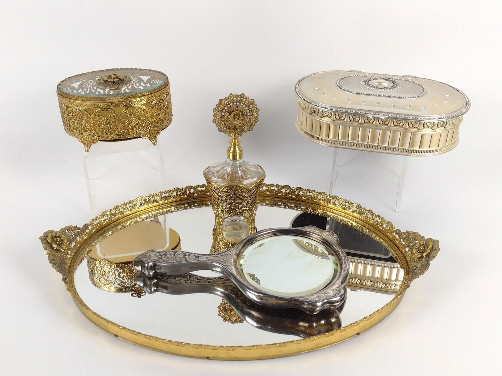 5 Vanity Articles Incl Perfume (1 of 8)