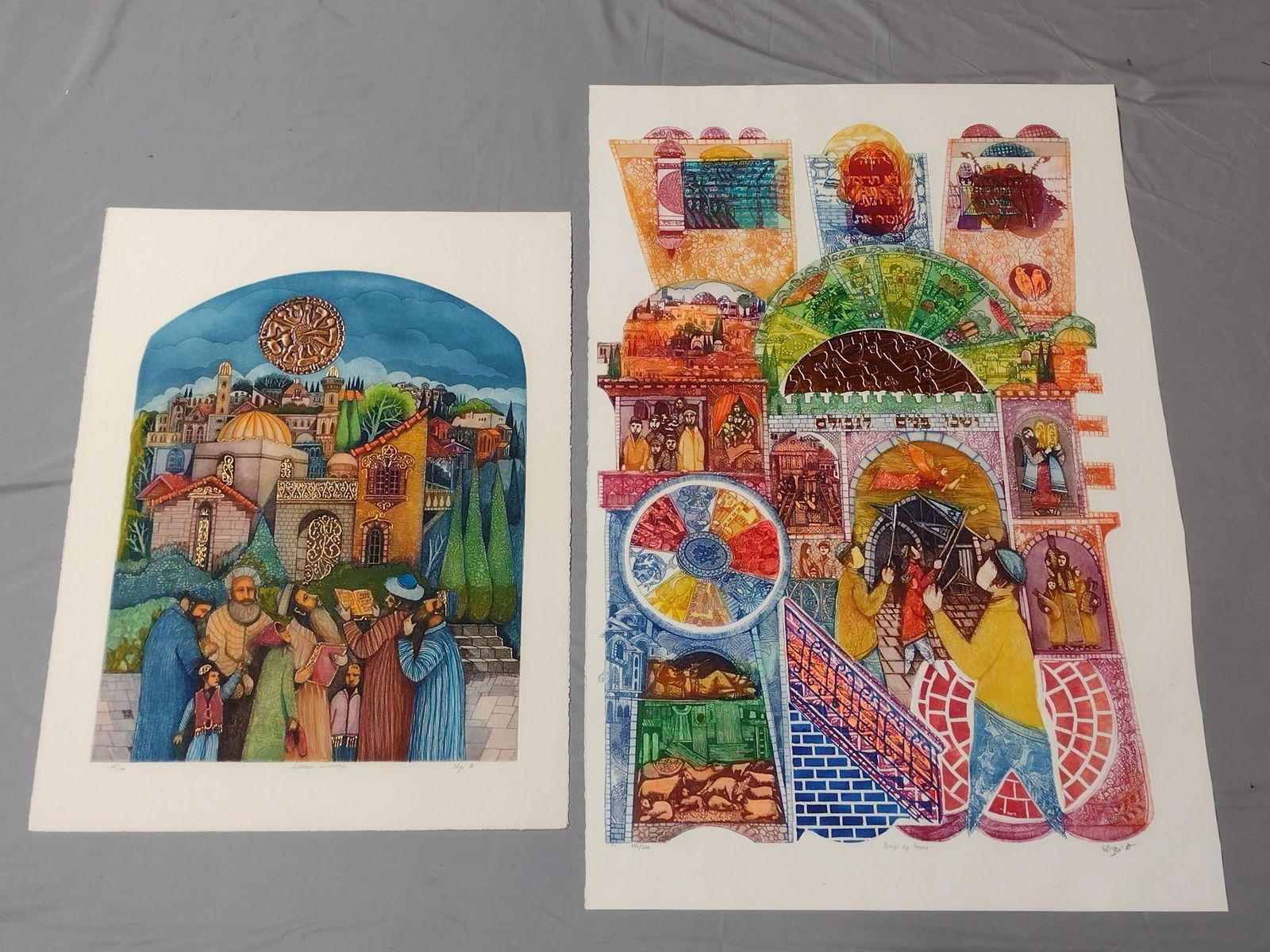 2 Amram Ebgi Ltd Ed Prints incl "Days of Peace" (1 of 9)