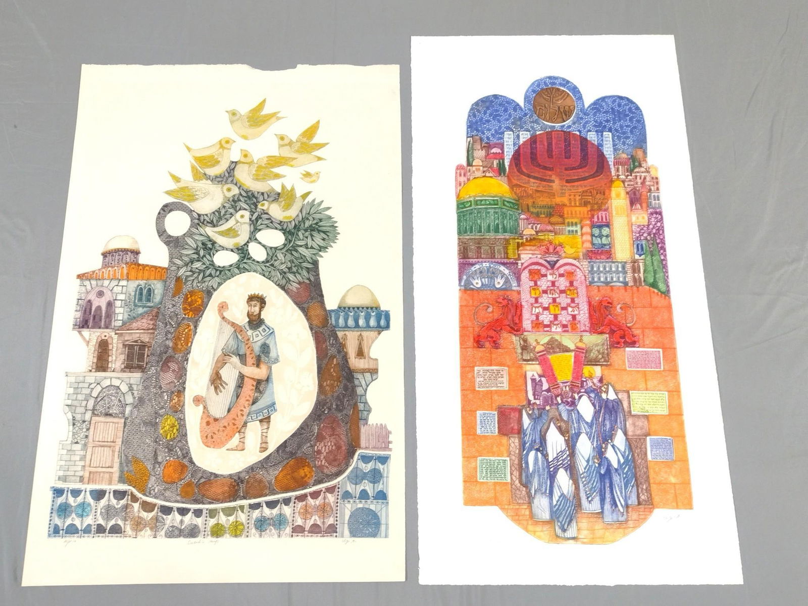 2 Ltd Ed Amram Ebgi Prints incl "David's Harp" (1 of 7)