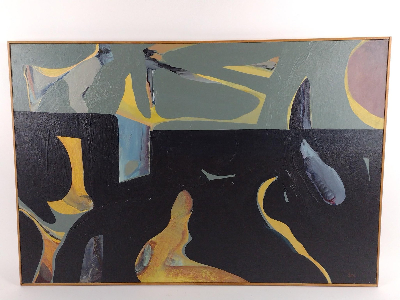 David Marcus A Dream of Illusions Painting: 36-1/2" wide X 24-1/2" high.