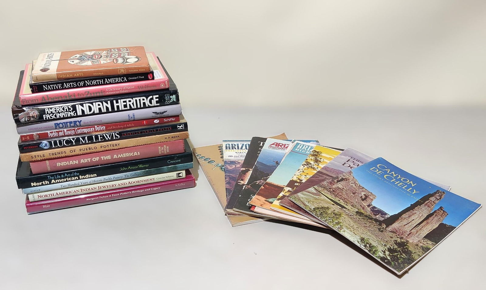 22 American Indian Books Incl Lucy Lewis (1 of 3)