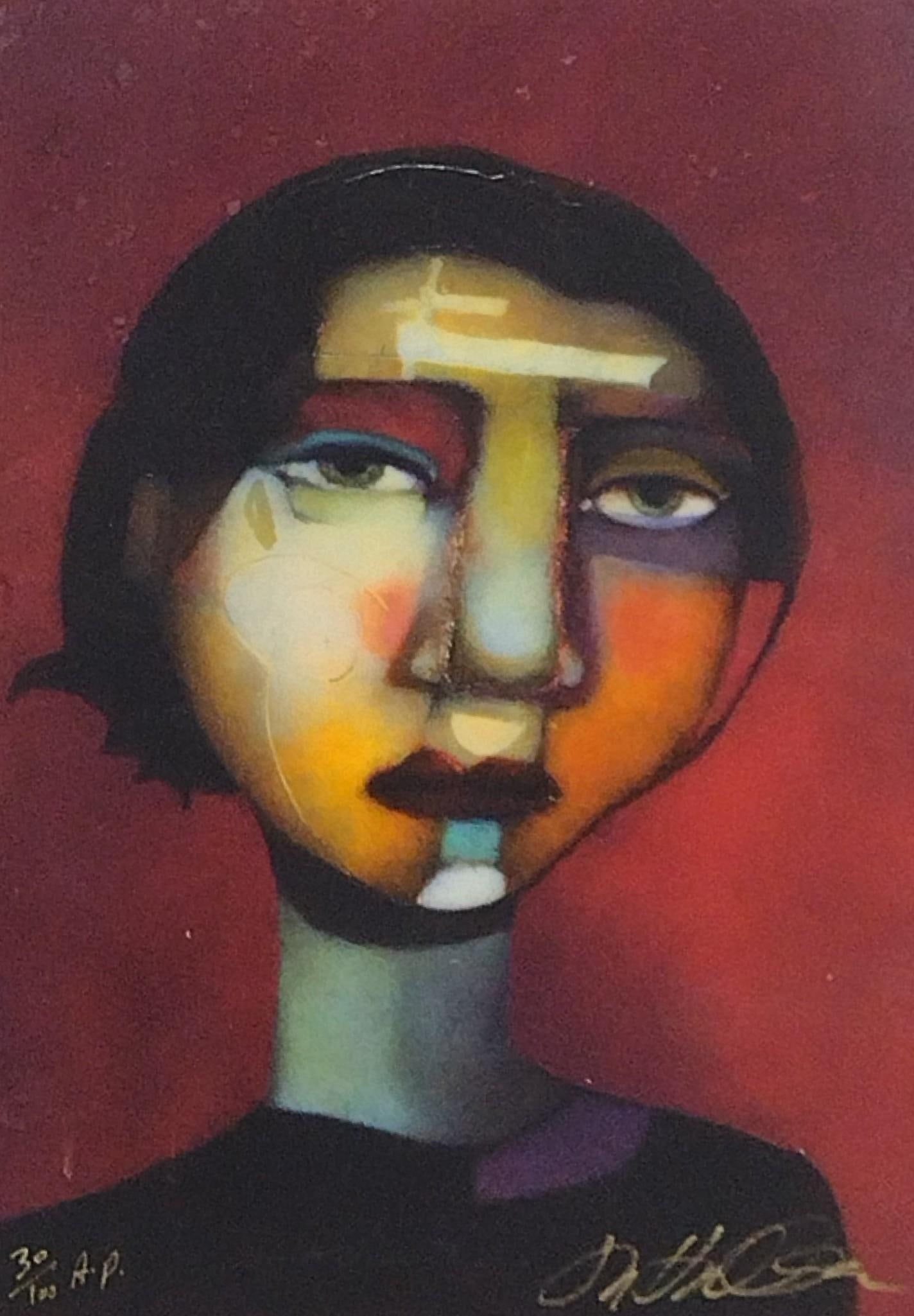 Terri Hallman Abstract Portrait Artist Proof Print (1 of 5)