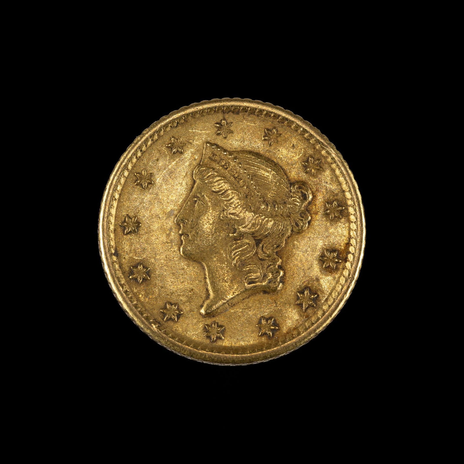 1849-O Gold Dollar Coin (1 of 2)