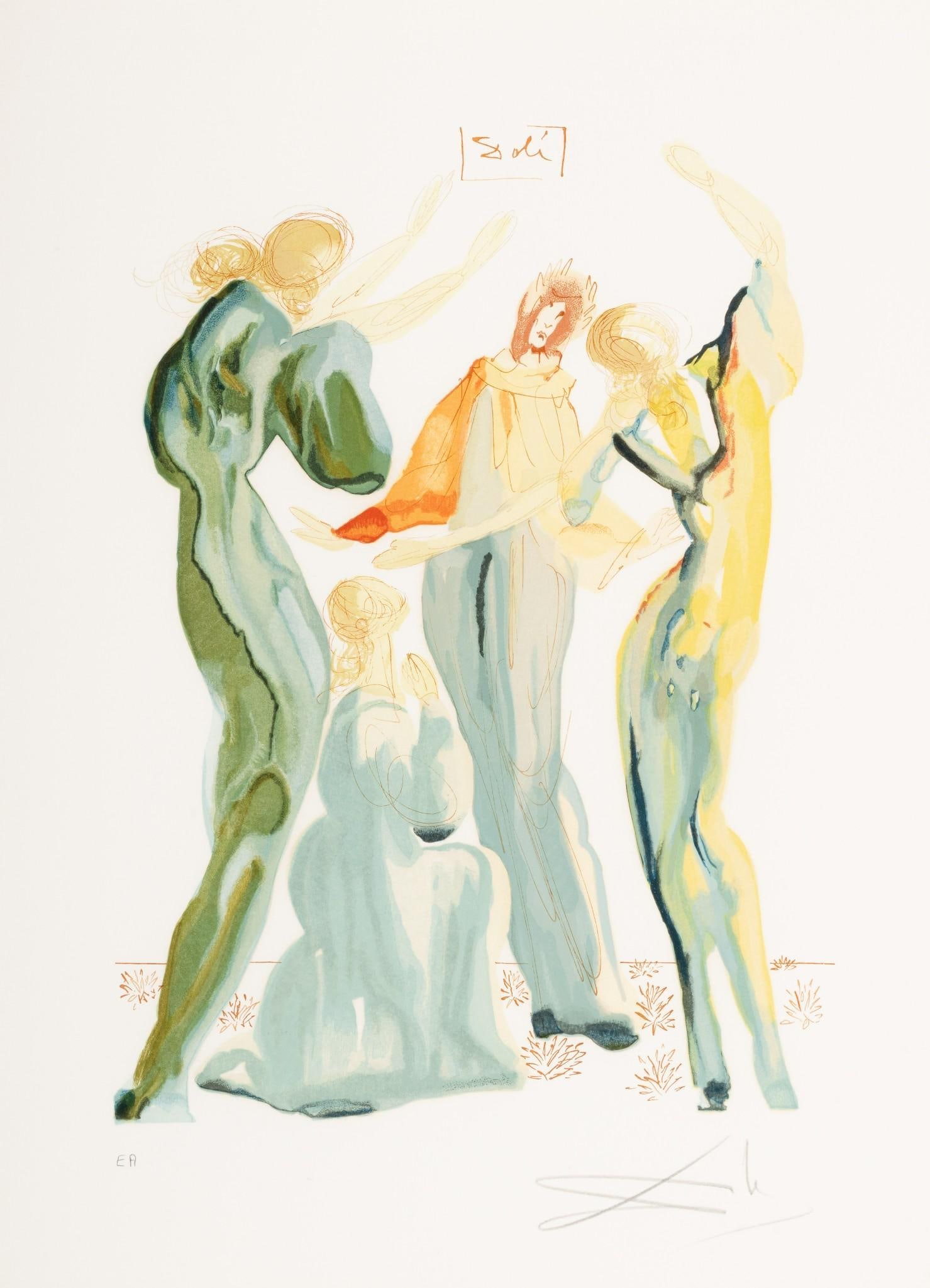 Salvador Dali (1904-1989) "La Danse" Signed Artist Proof with COA (1 of 7)