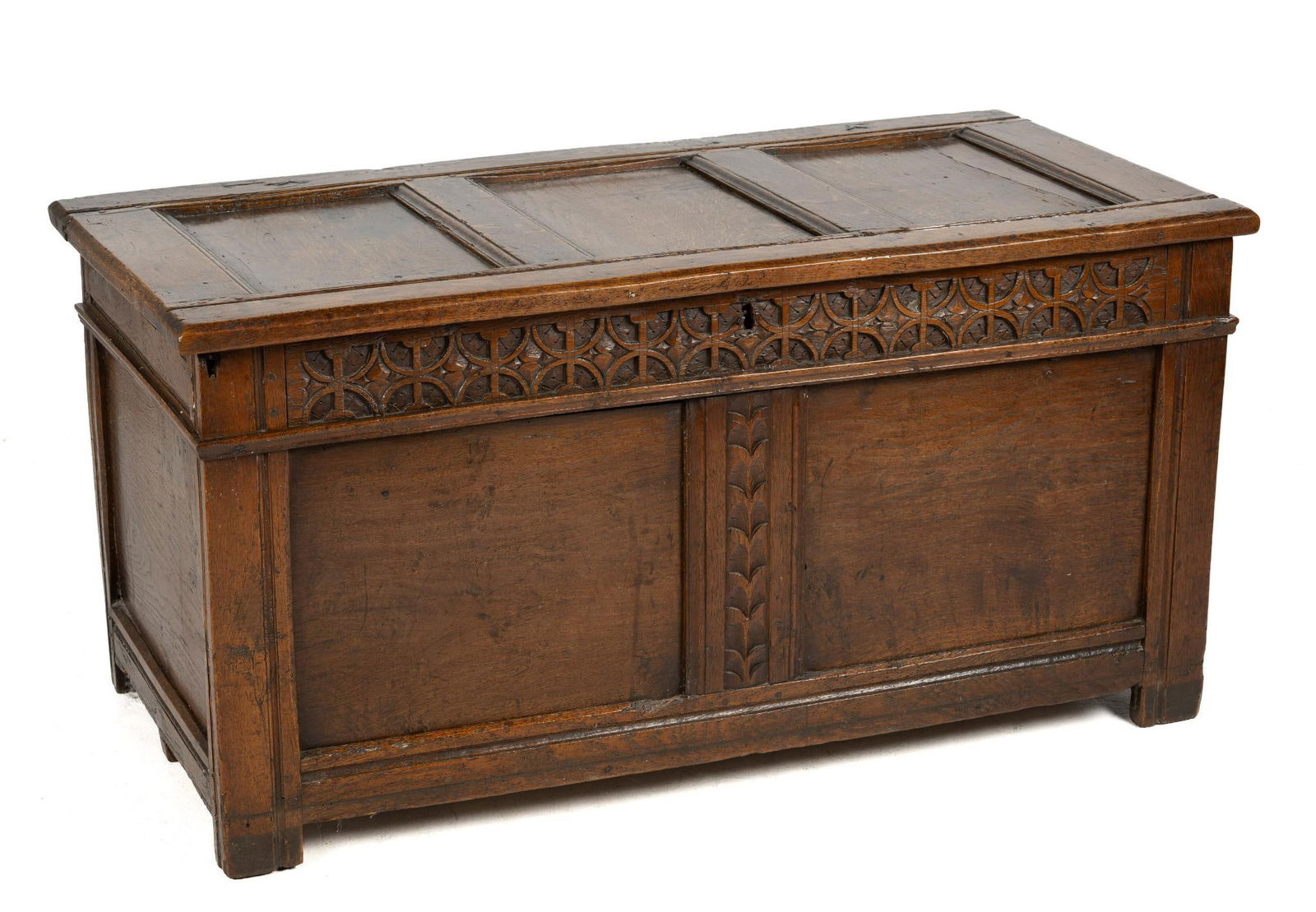 English Oak Coffer Chest (1 of 10)