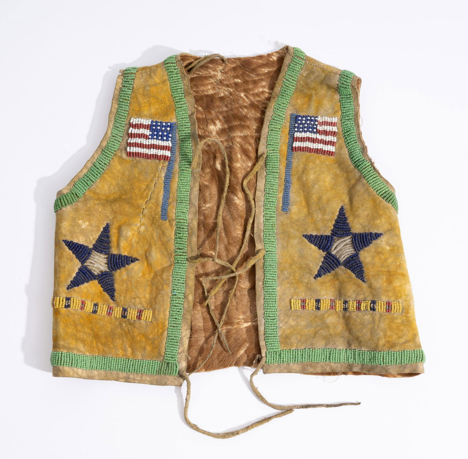 Lakota Sioux Beaded Child's Vest (1 of 7)