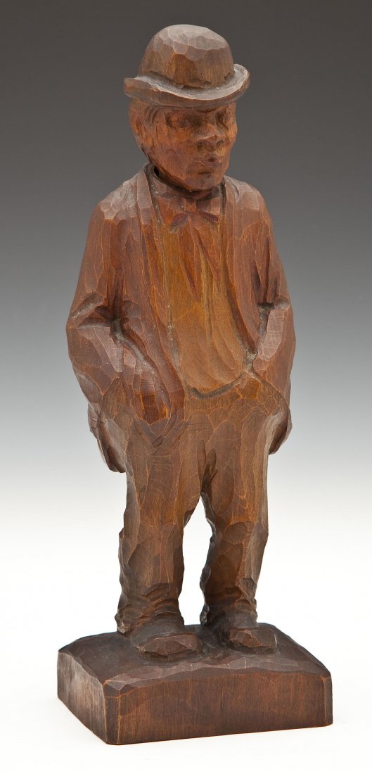 86: German Black Forest Hand Carved Wood Whistler - Nov 10, 2012