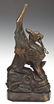 138: Pair of 19th C Bronze Patinated Griffins - 7