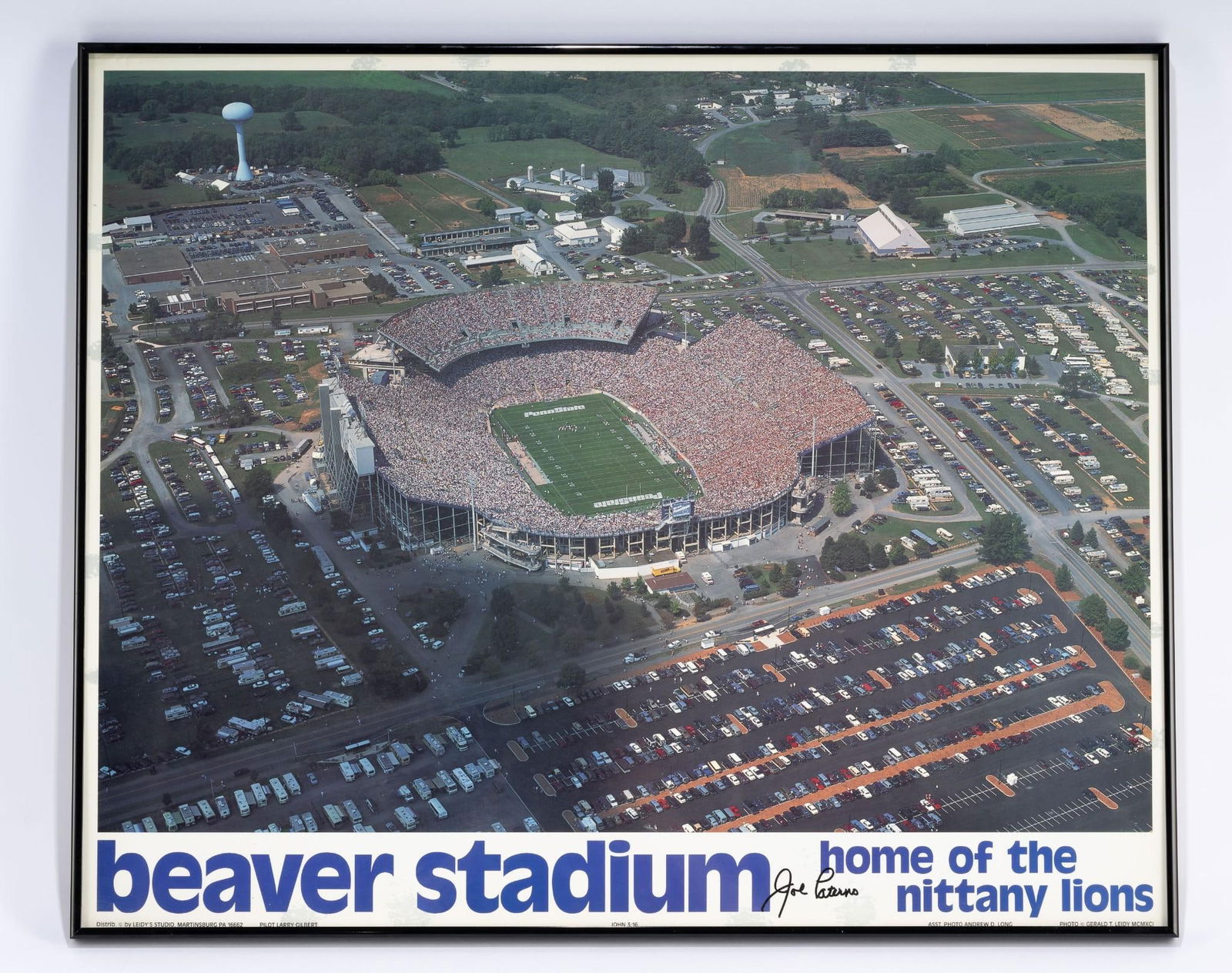 Joe Paterno Autographed Poster of Beaver Stadium (1 of 3)
