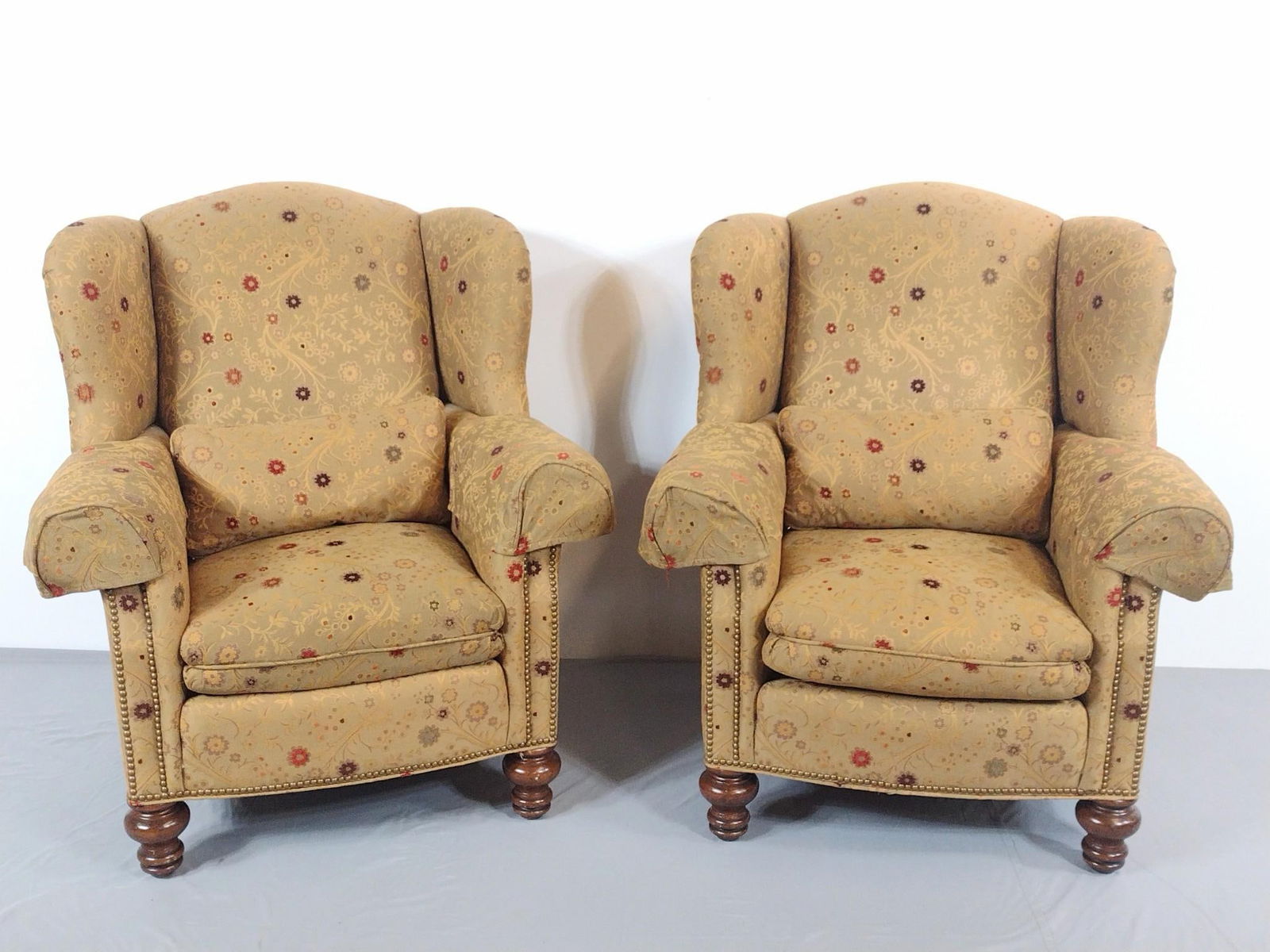 Pr Sherrill Furniture Wingback Chairs (1 of 4)