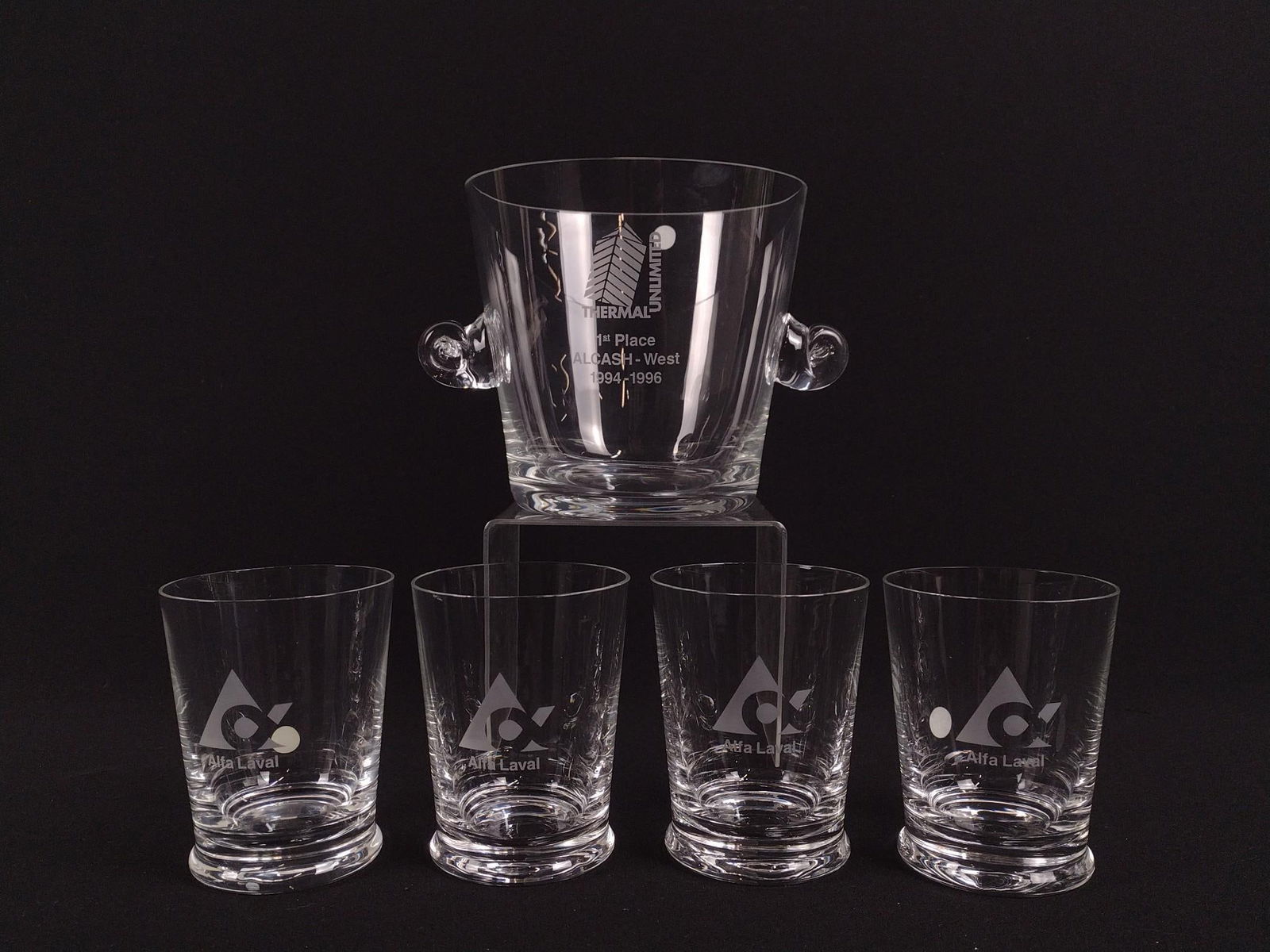 4 Pcs Tiffany & Co. Glassware (1 of 5)