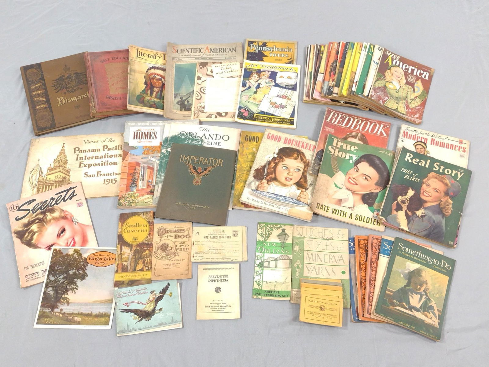 Lg. Grouping Ephemera incl. Self Educator English & German (1 of 8)