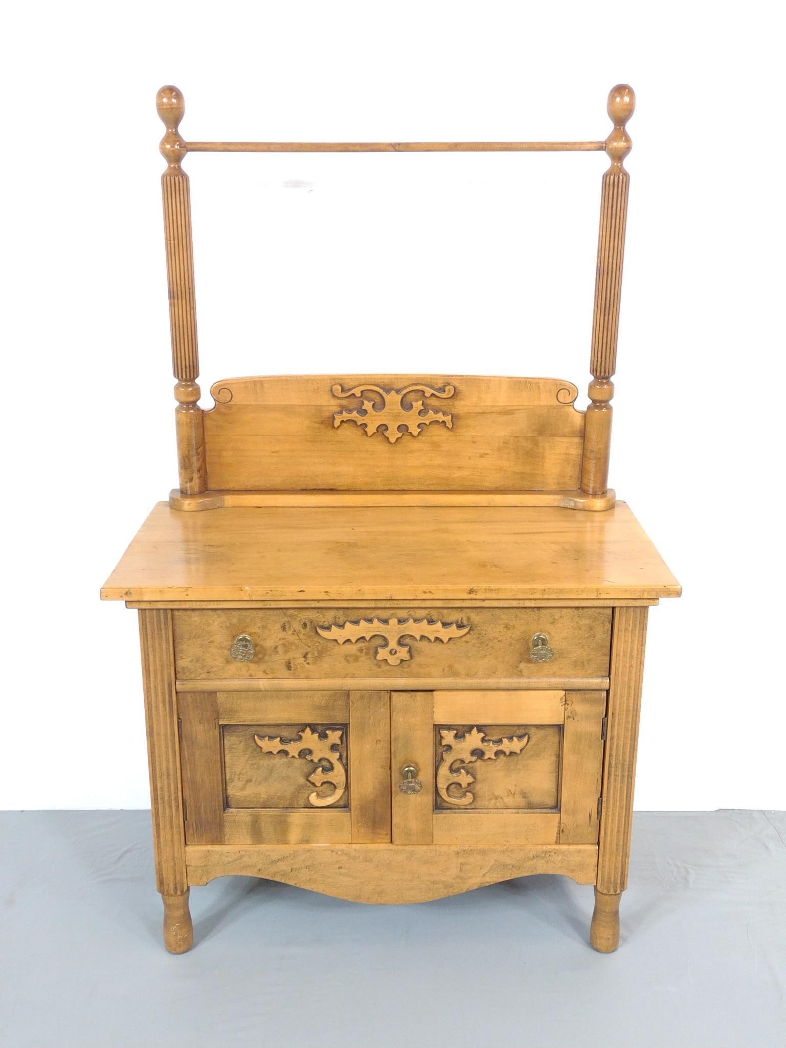 Wash Stand: NOT ELIGIBLE FOR IN-HOUSE SHIPPING. 32-1/2" wide x 17" deep x 54-3/4" high.