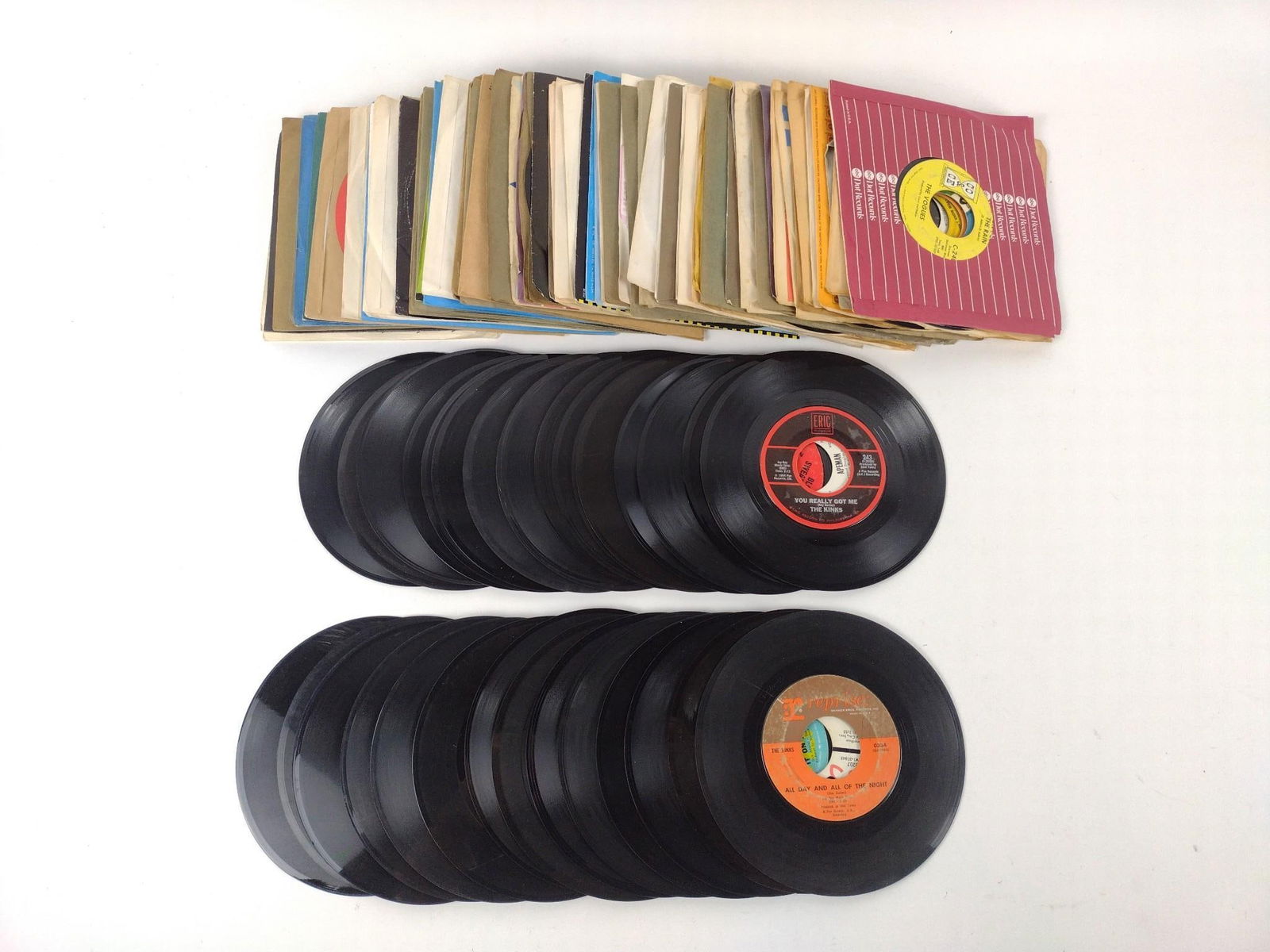 Approx. 95 - 45 Records incl Leon Russell (1 of 12)