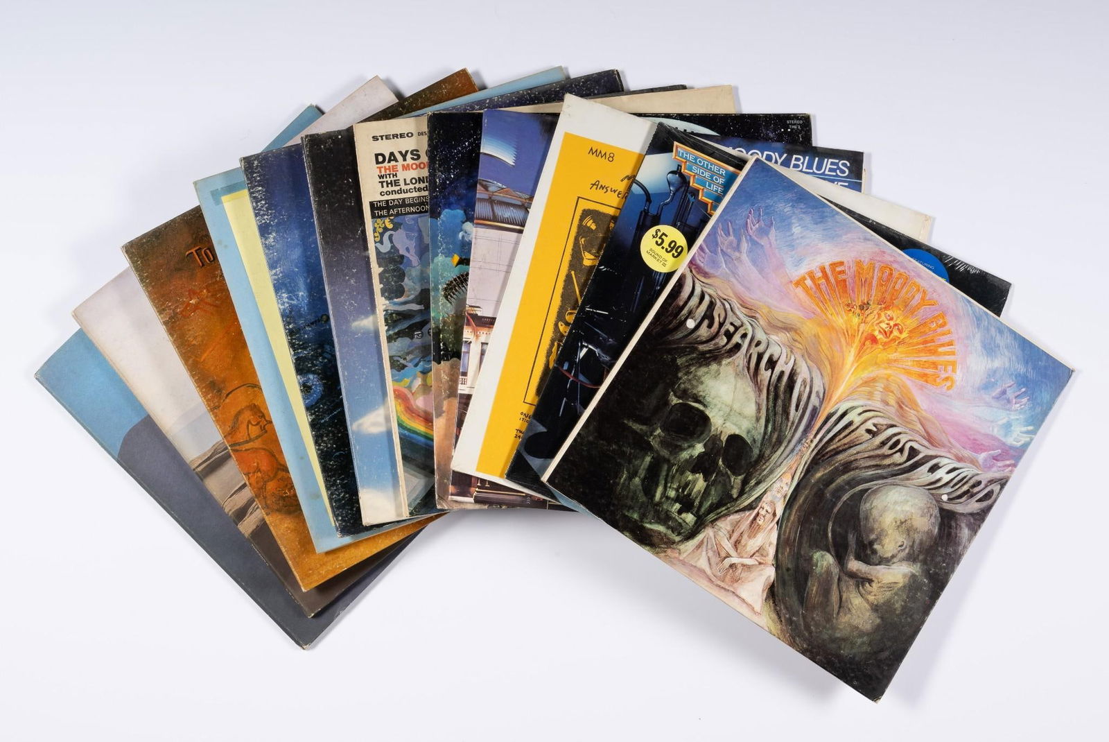 12 Moody Blues Records (1 of 3)