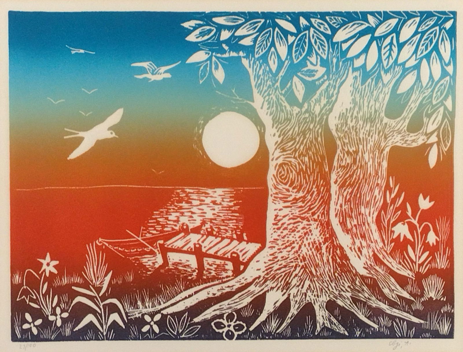 Amram Ebgi Boat Dock Ltd Ed Print (1 of 5)