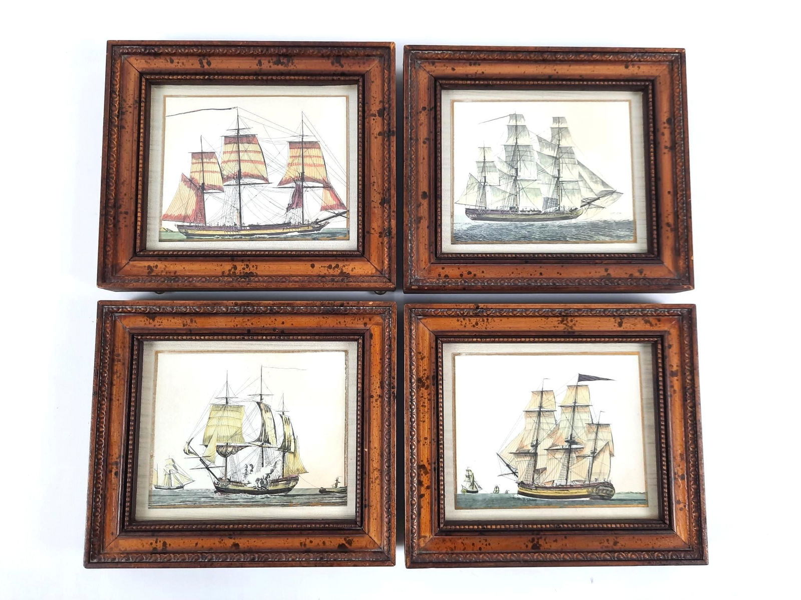 4 Miniature Tall Ship Prints (1 of 5)