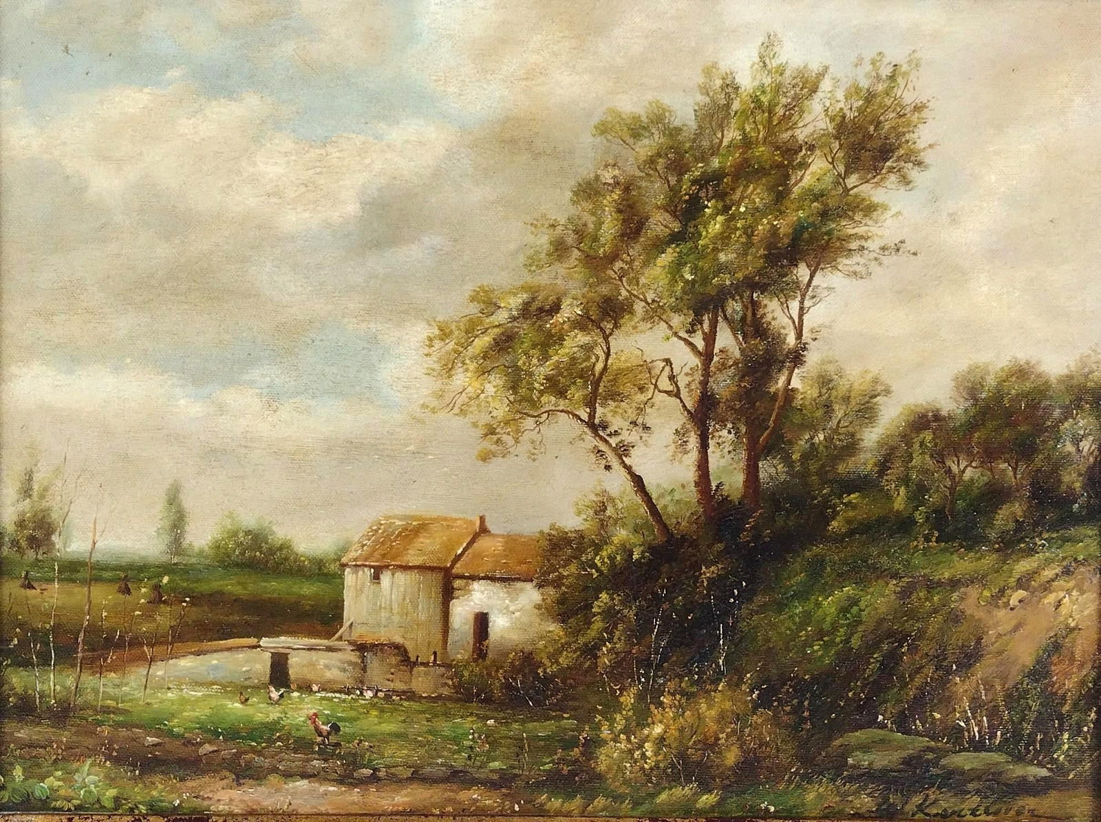 W. Kortheven Countryside Painting (1 of 5)