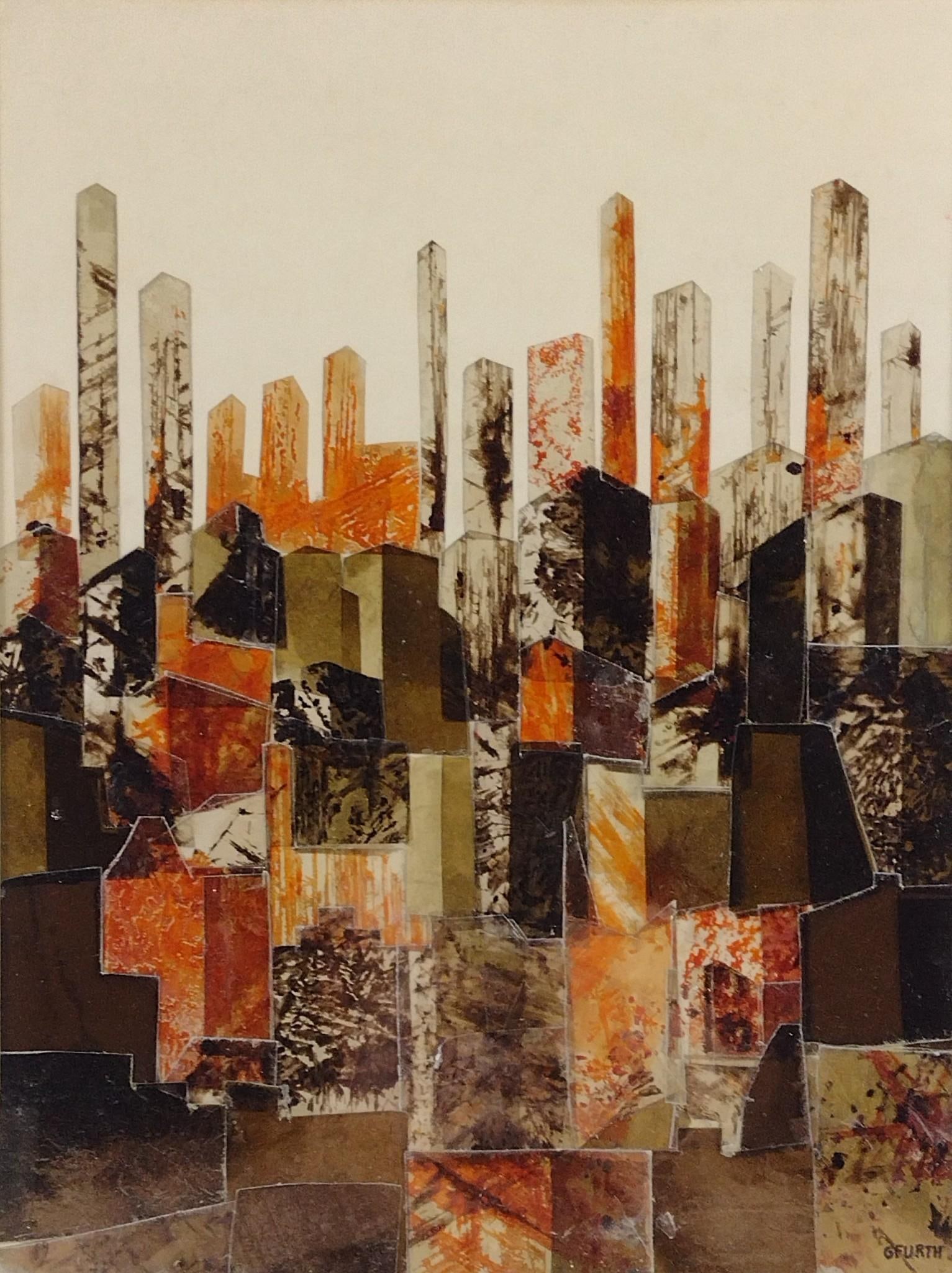 1973 Gfurth Manhattan NYC Skyline Mosaic (1 of 5)