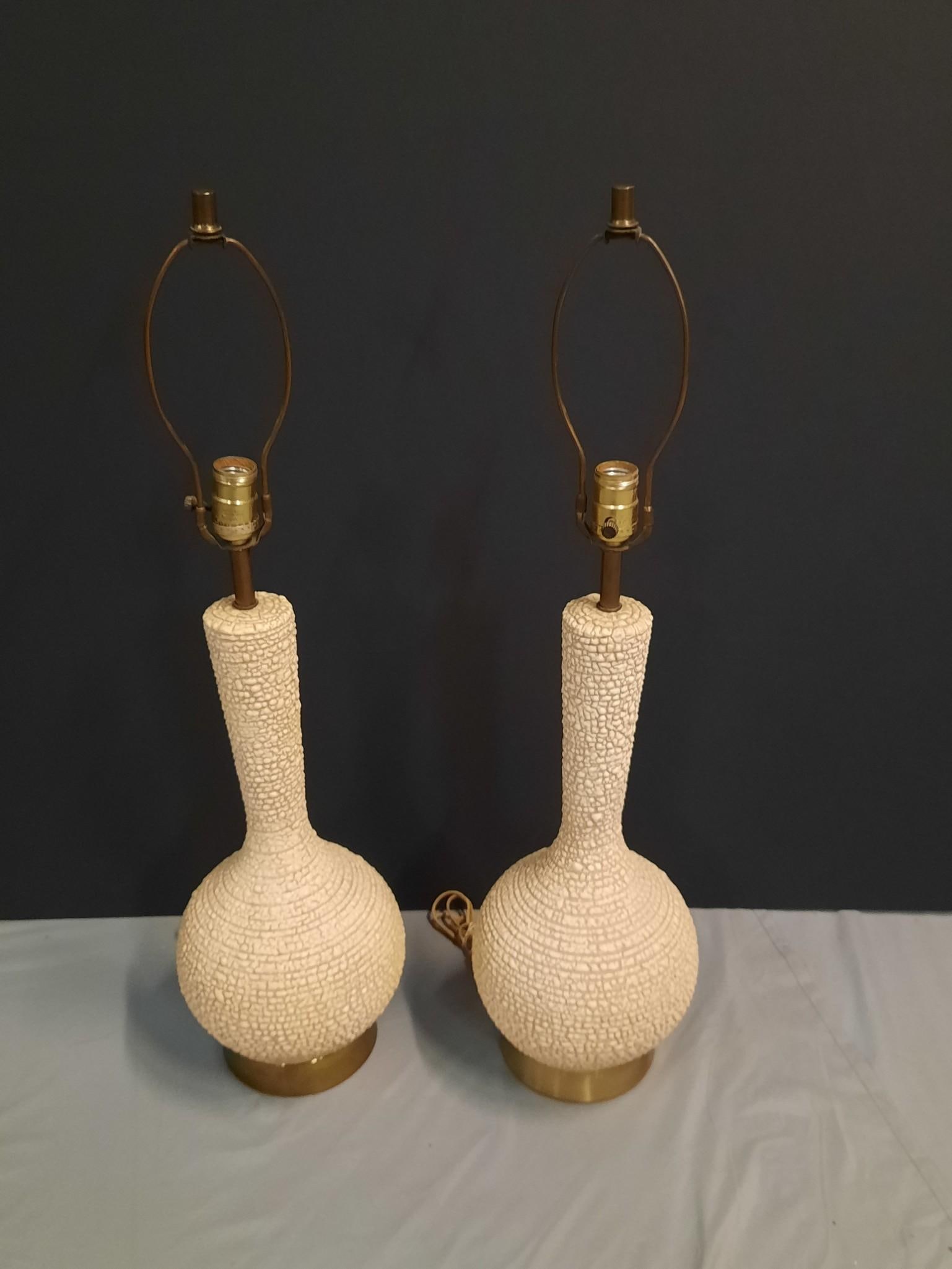 Pr MCM Ceramic Table Lamps (1 of 2)