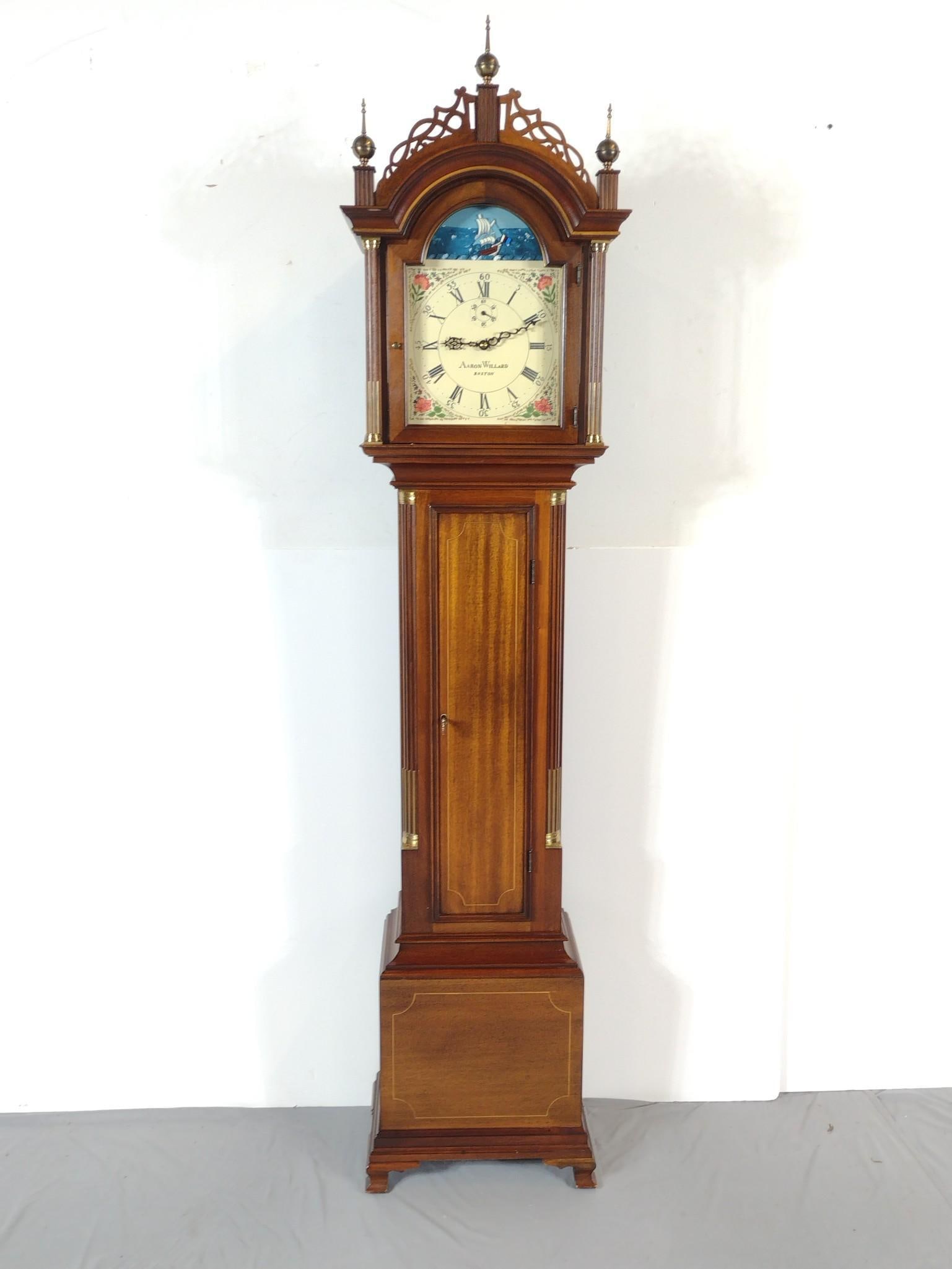 Henry Ford Museum Aaron Willard Boston Tall Case Clock (1 of 7)