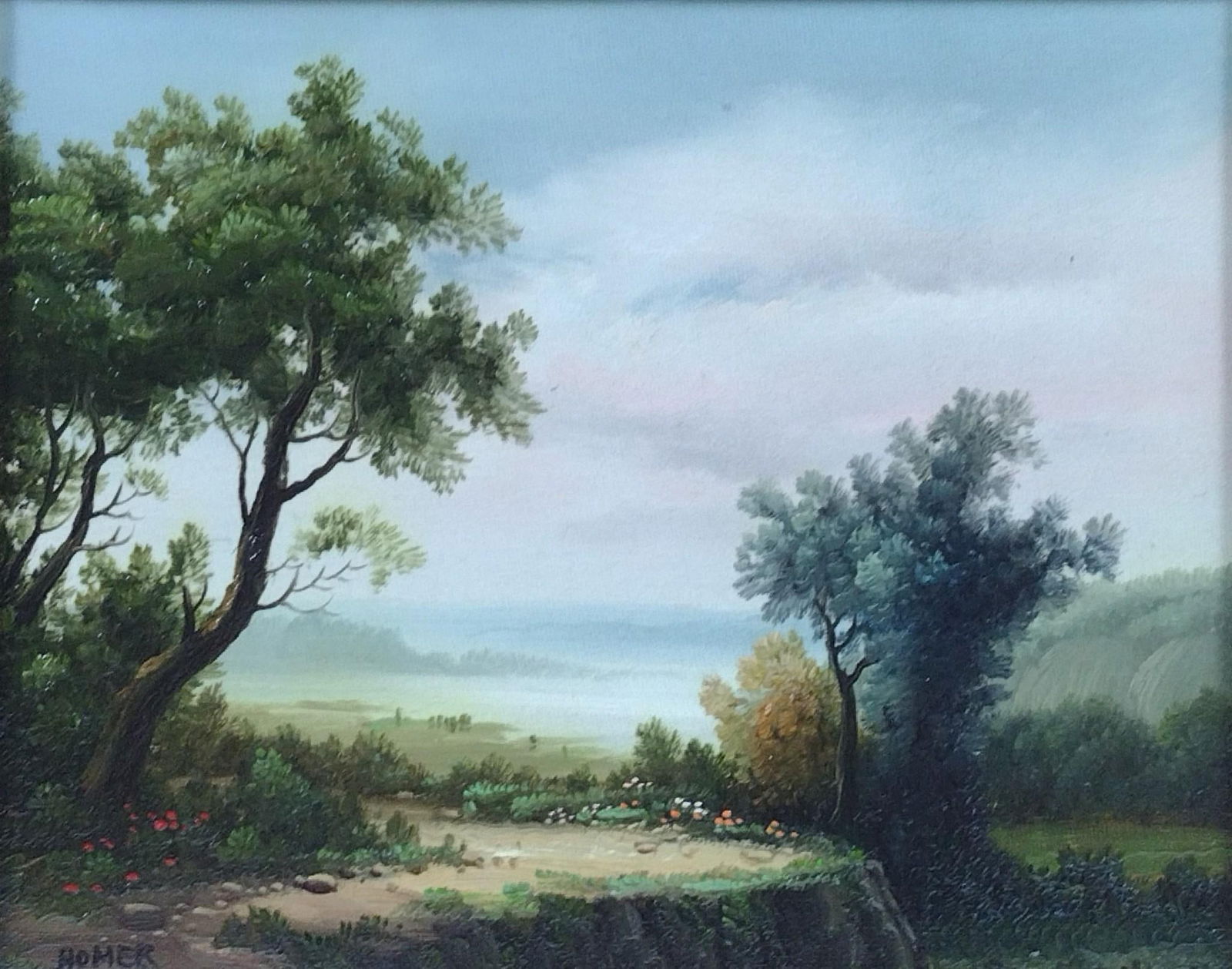 Homer Landscape Painting in Ornate Frame (1 of 5)