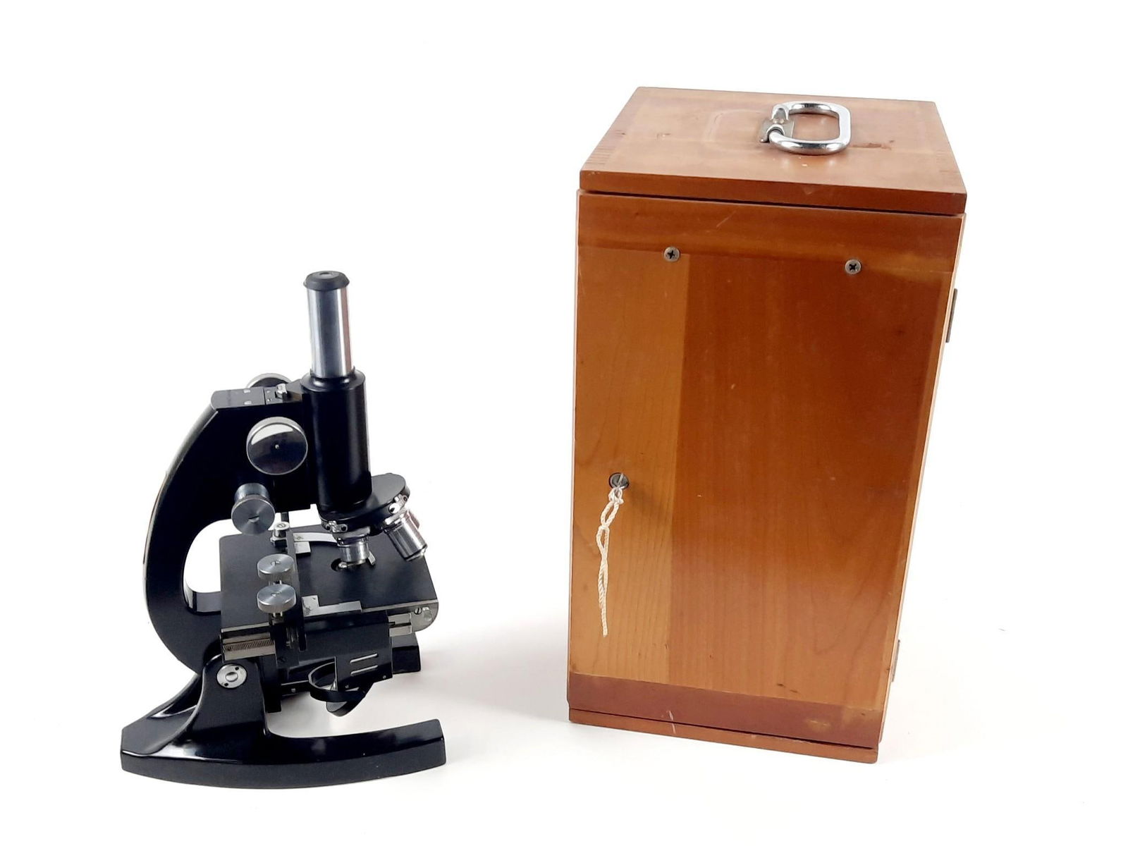 Bosch and Lomb Microscope in Wood Case (1 of 5)