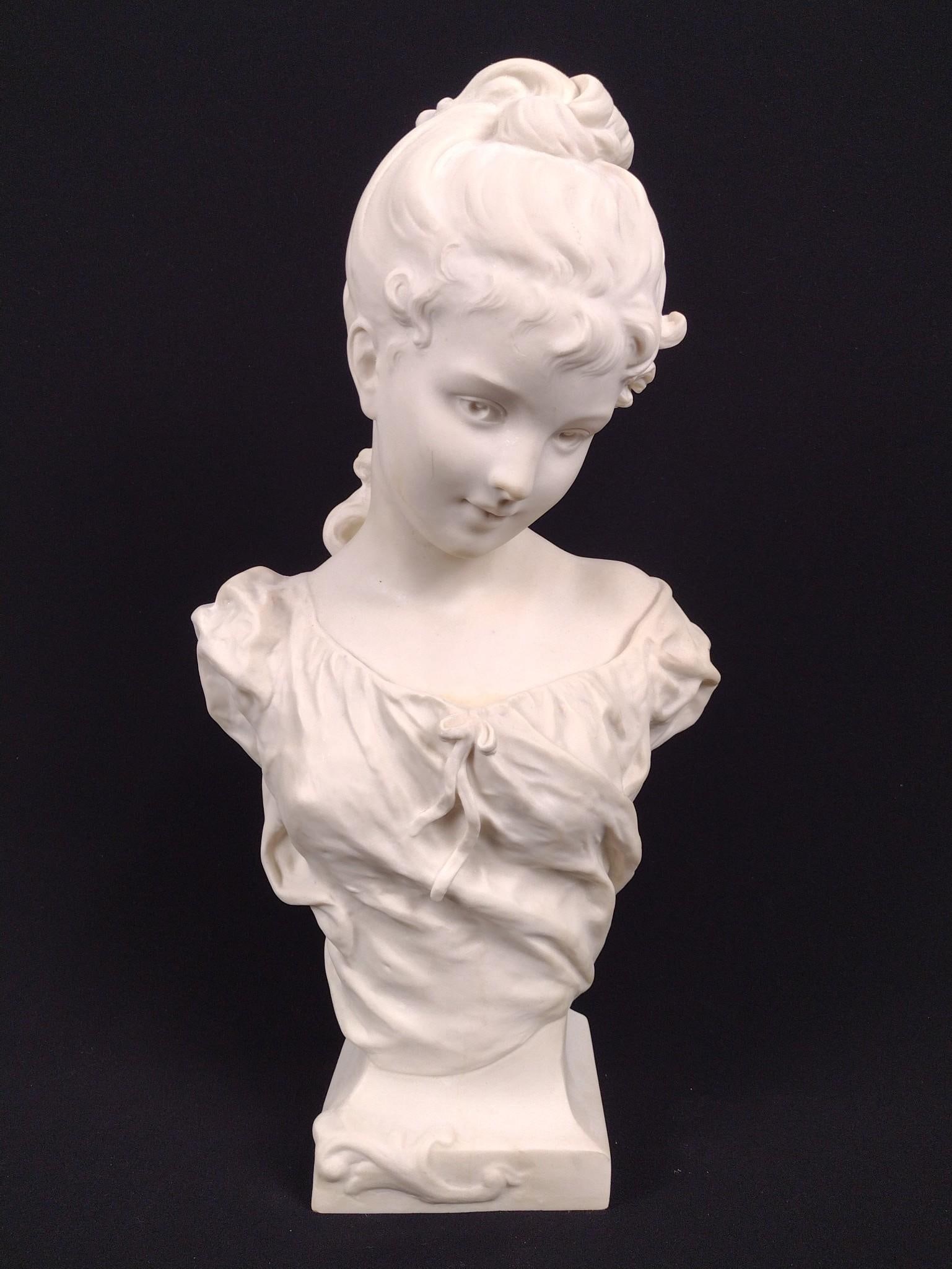 Sarreid Ltd Alabaster Female Bust (1 of 6)