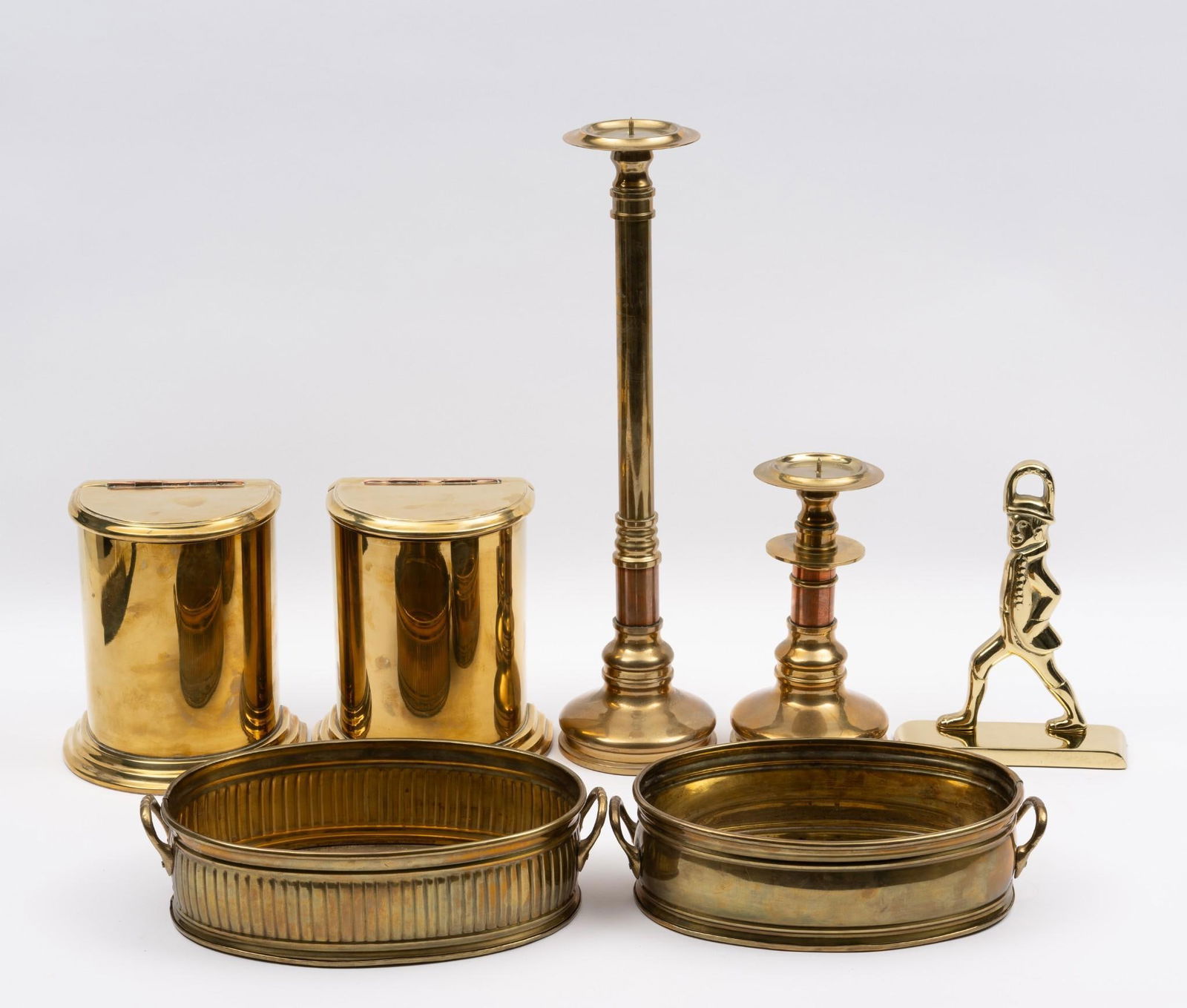 7 Pcs Brass Deskware (1 of 6)