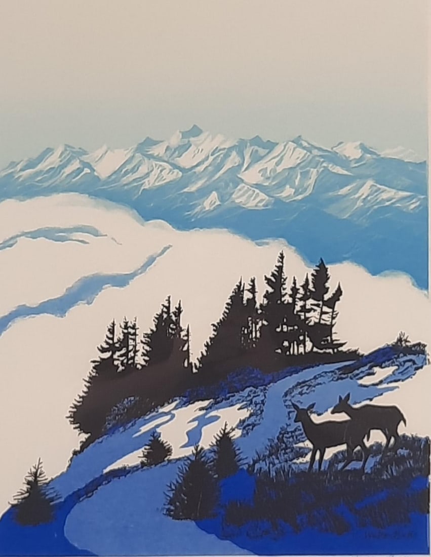 Walter Butts Winter Landscape Print (1 of 3)