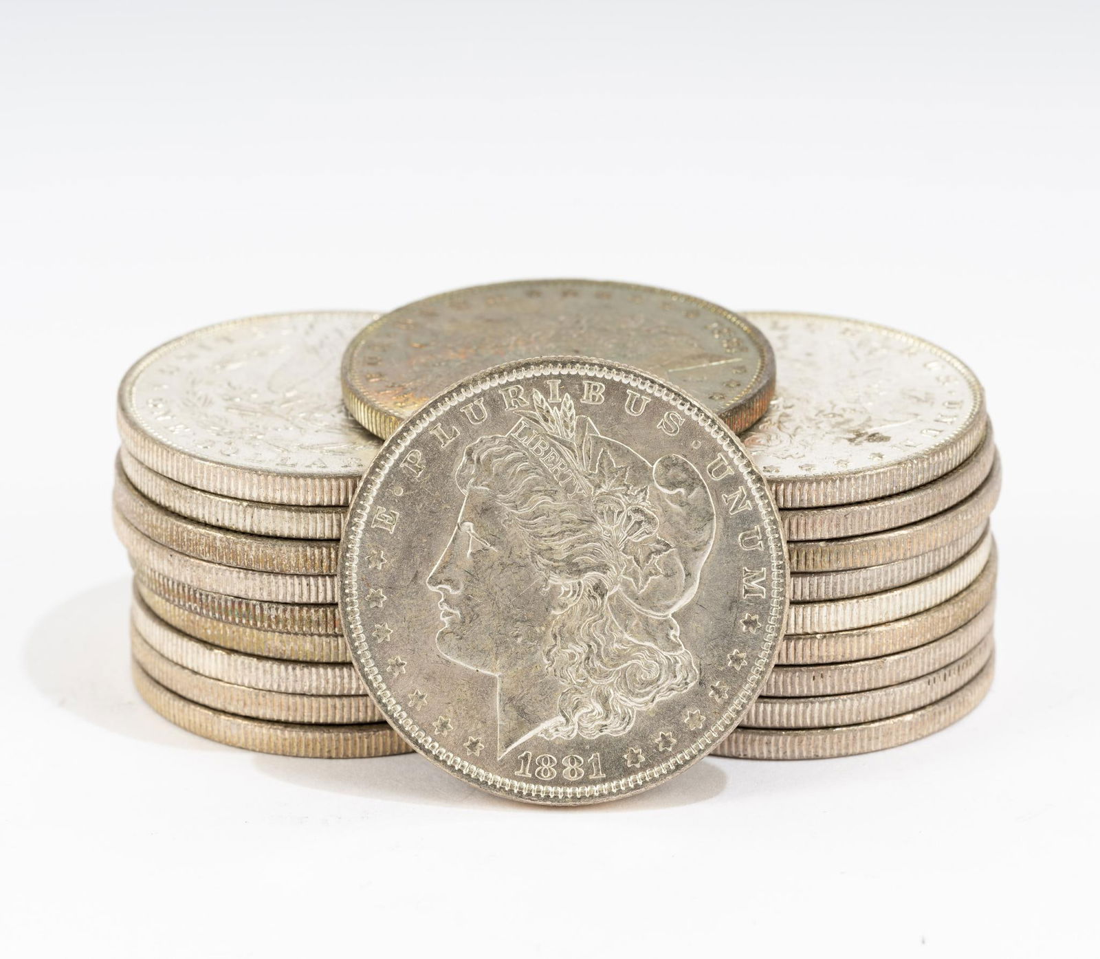 20 BU 1881-O Morgan Silver Dollars (1 of 1)