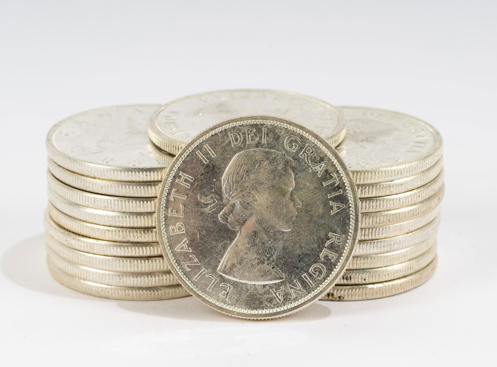 20 BU 1963 Canada Silver Dollars (1 of 1)
