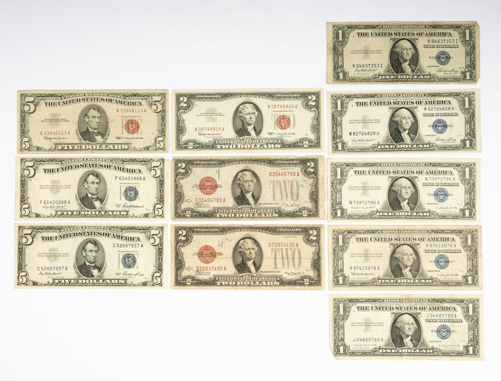 Silver Certificate and Other Dollar Bills (1 of 7)