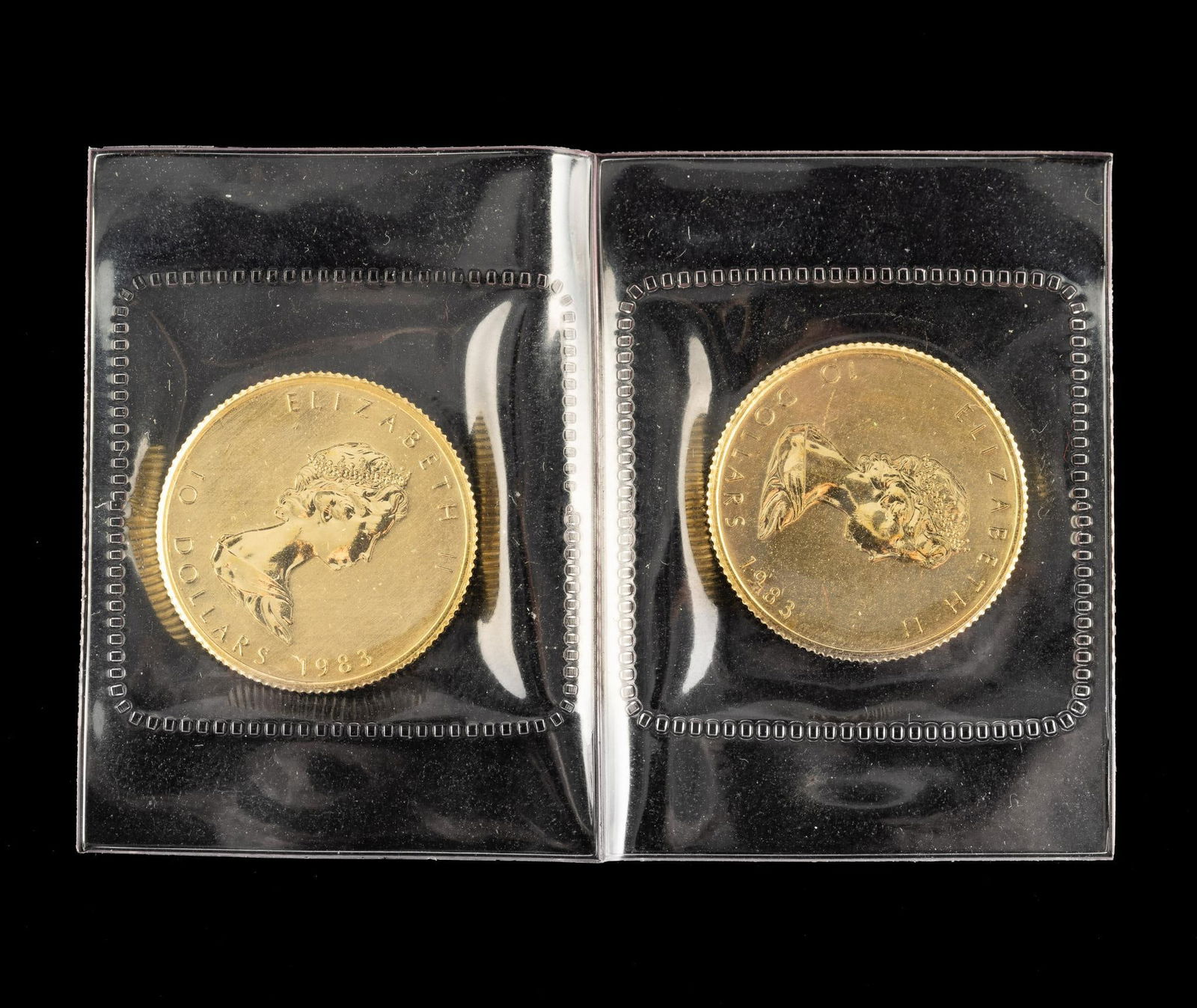 2 1983 Canada $10 Gold Coins (1 of 2)