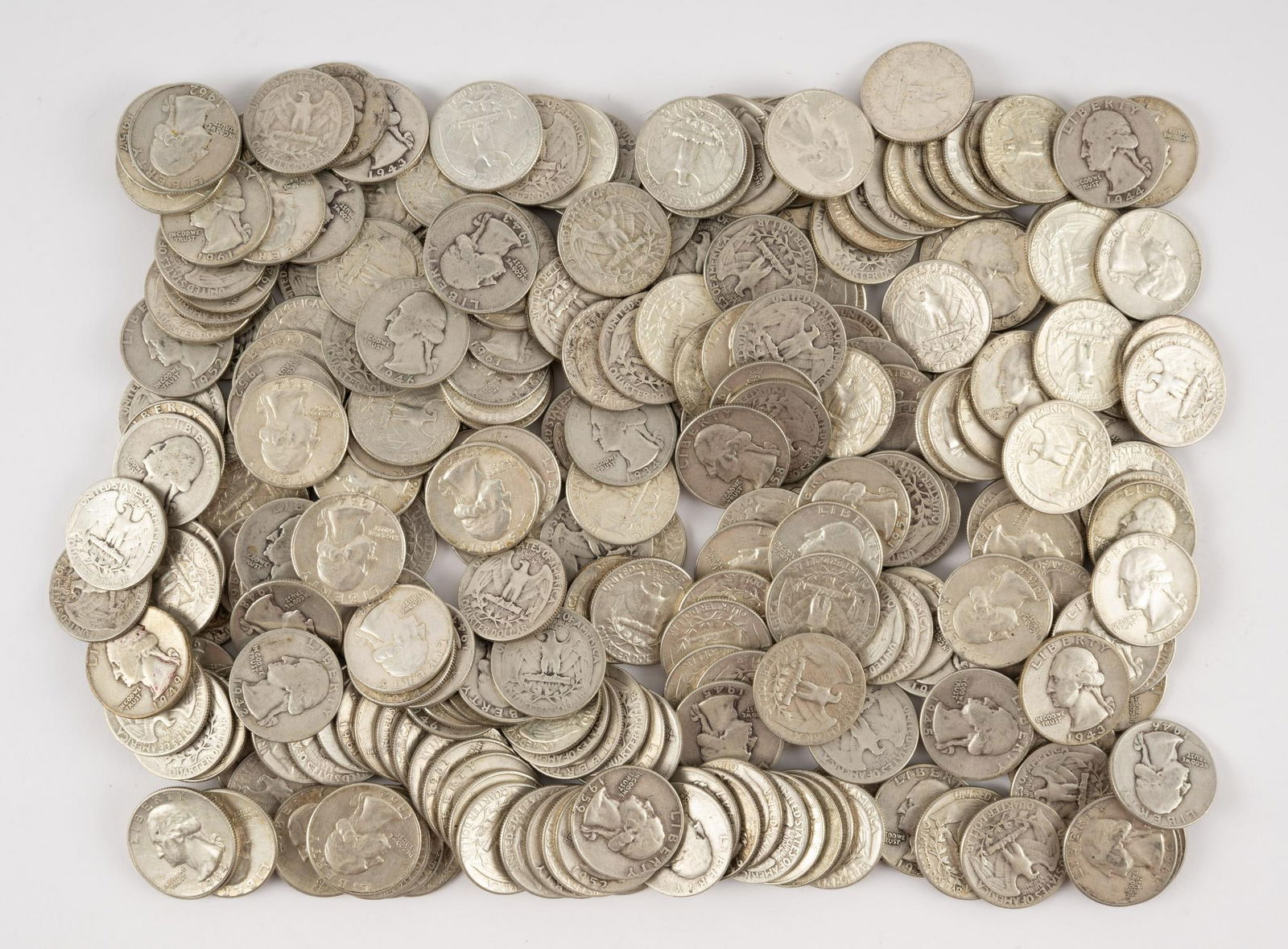 260 Silver Washington Quarters (1 of 1)