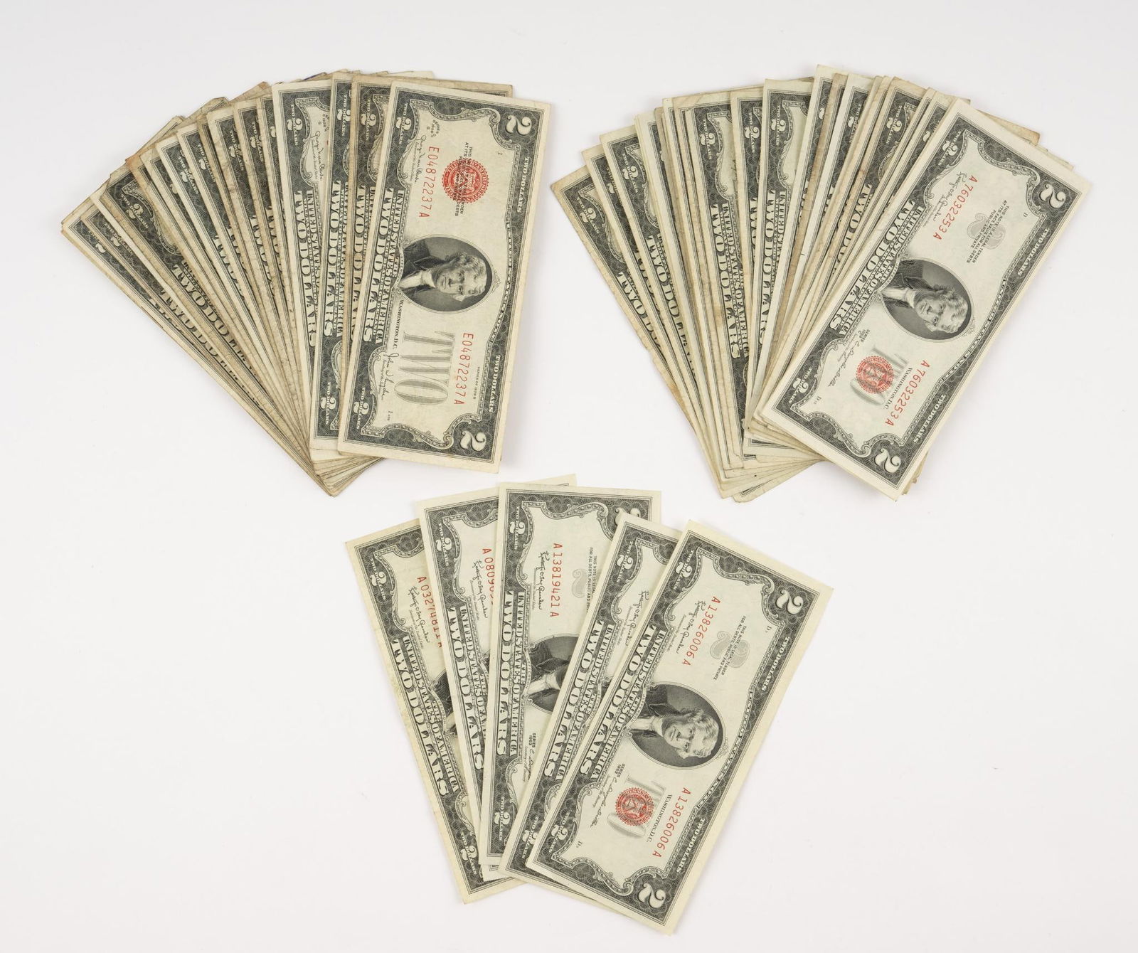 Red Seal Two Dollar Bills (1 of 4)