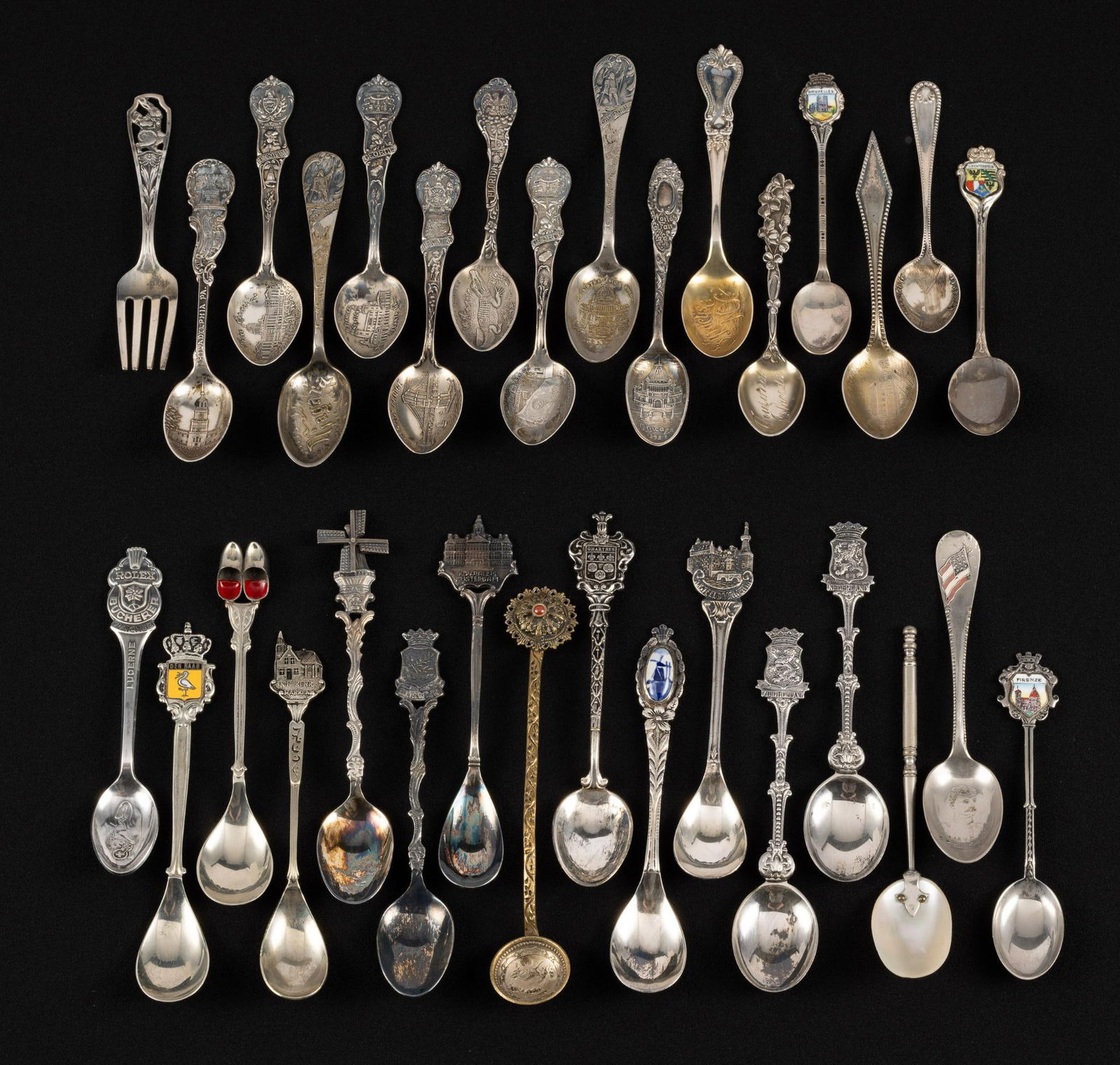 Sterling Silver & Silverplate Souvenir Spoons (1 of 5)