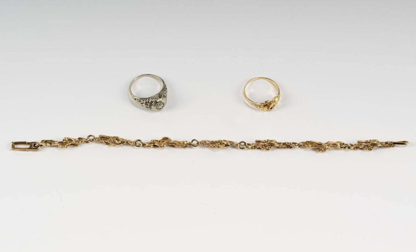 14K Gold Bracelet and Rings (1 of 13)