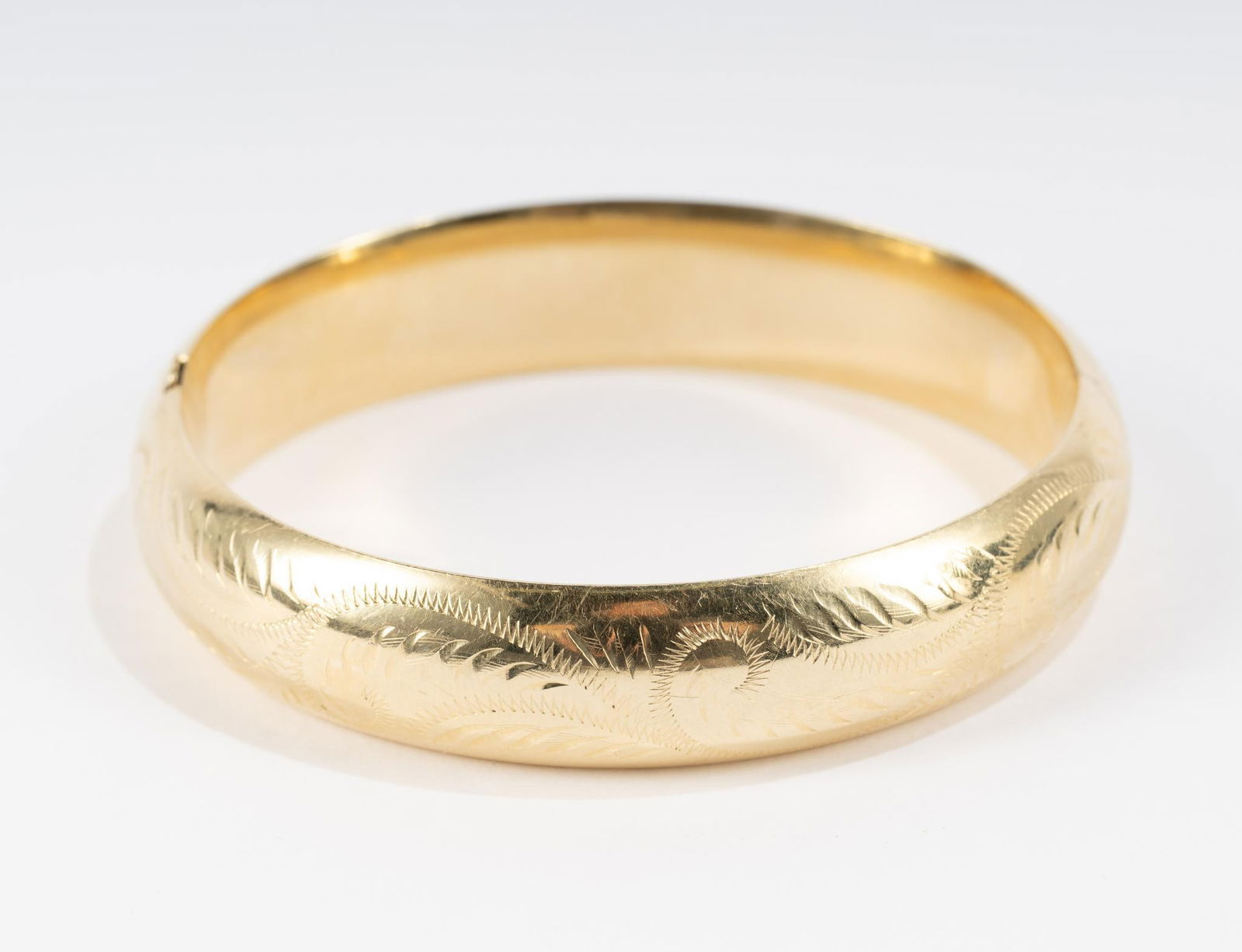 14K Gold Bangle Bracelet (1 of 3)