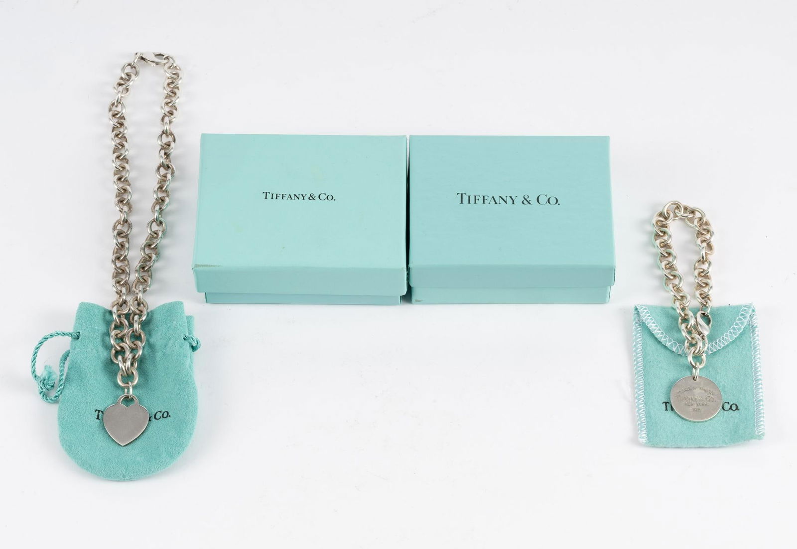 Tiffany & Co. Sterling Charm Necklace & Bracelet (1 of 5)
