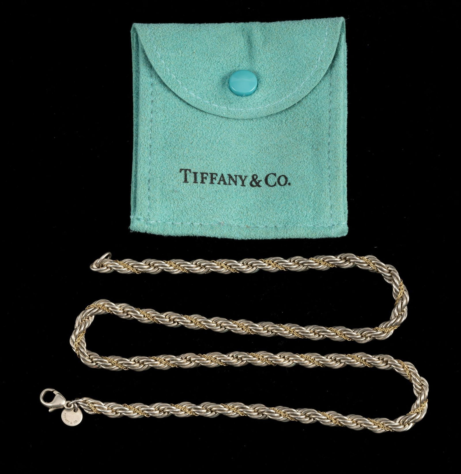 Tiffany & Co. 18K Gold and Sterling Silver Chain Necklace (1 of 5)