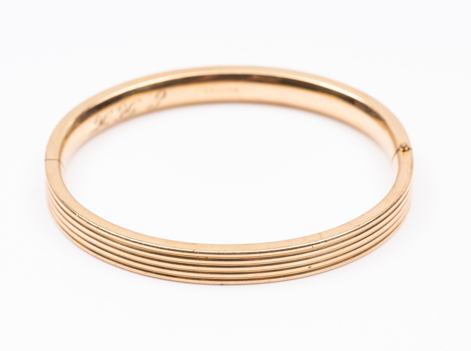 Bates & Bacon Rose Gold Filled Hinged Bangle (1 of 4)