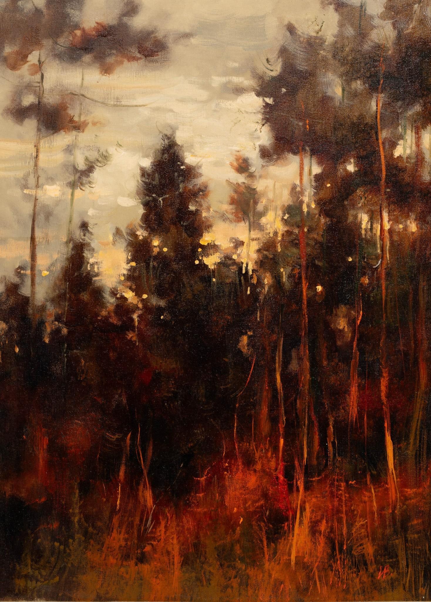 Irena Velkova "Coral Fields" Painting (1 of 4)