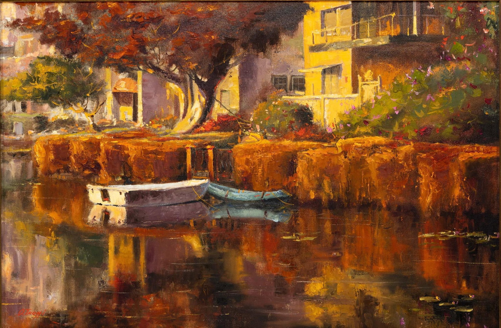 Oleg Trofimov "Evening in Kronshtadt" Painting (1 of 4)