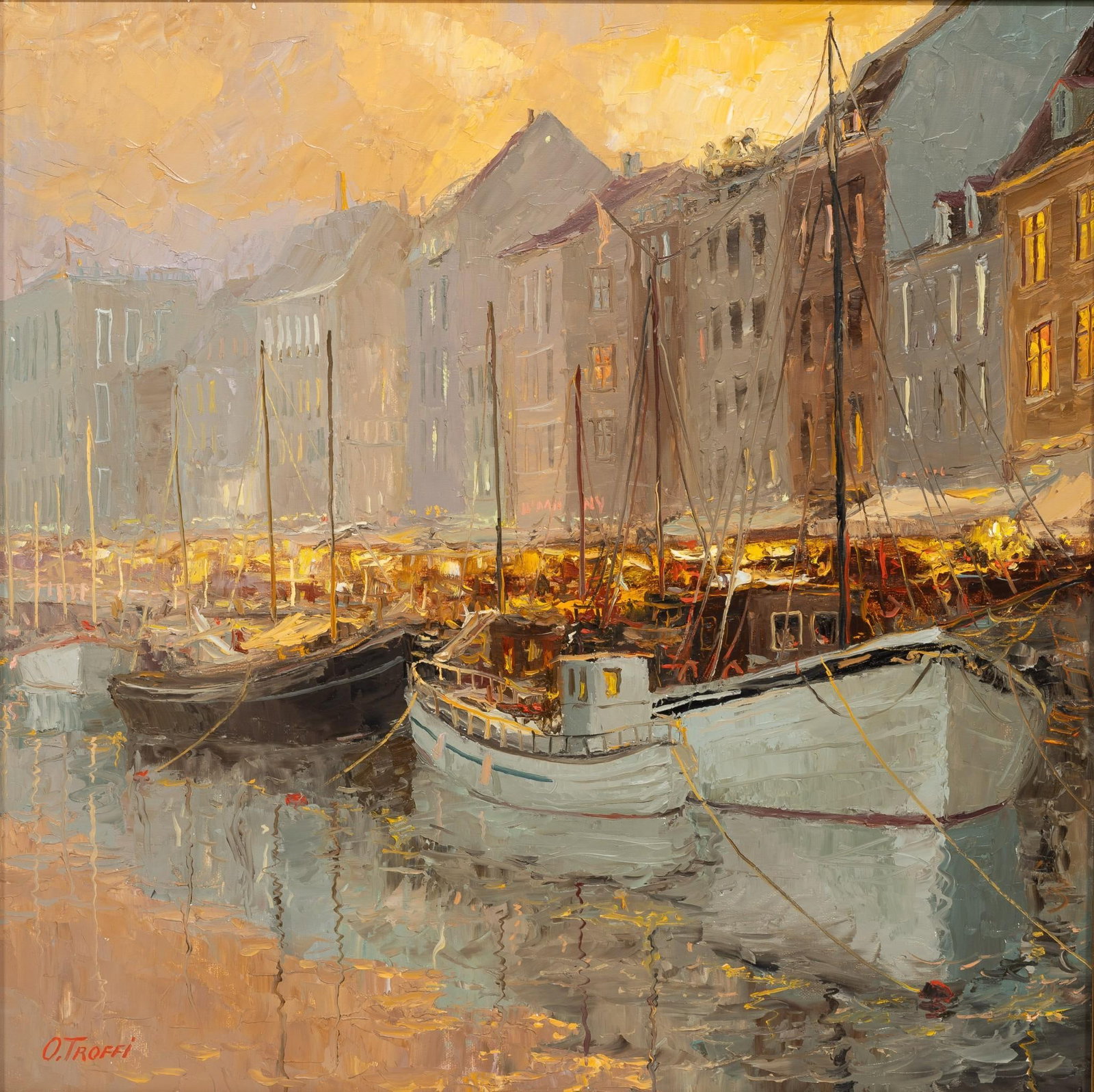 Oleg Trofimov "Good Evening" Painting (1 of 4)