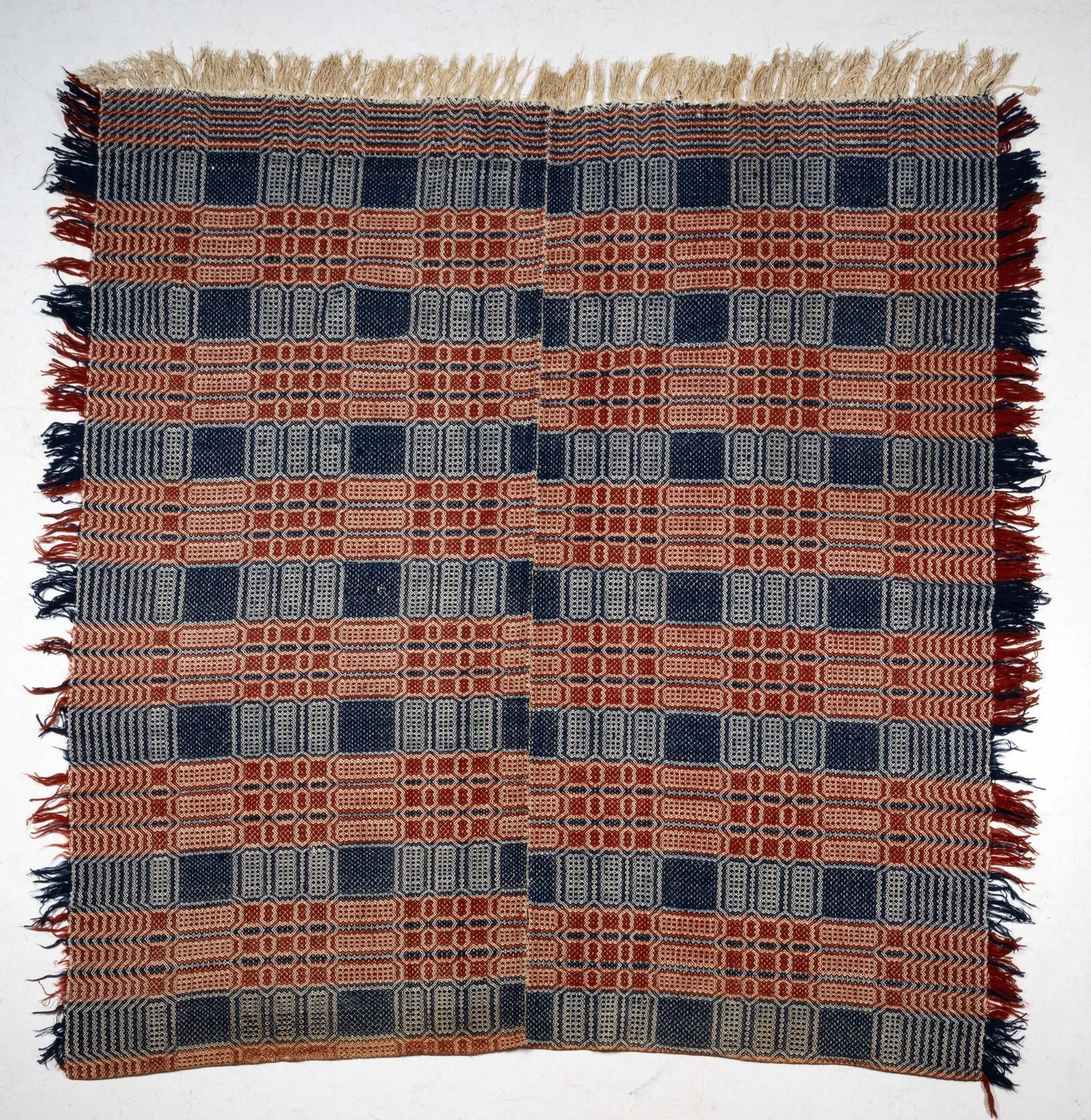 9 Star Red, White and Blue Coverlet (1 of 4)