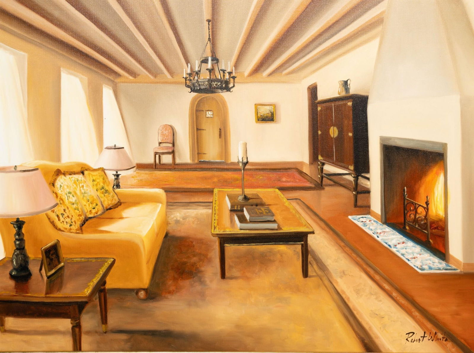Robert White "West Room" Painting (1 of 4)