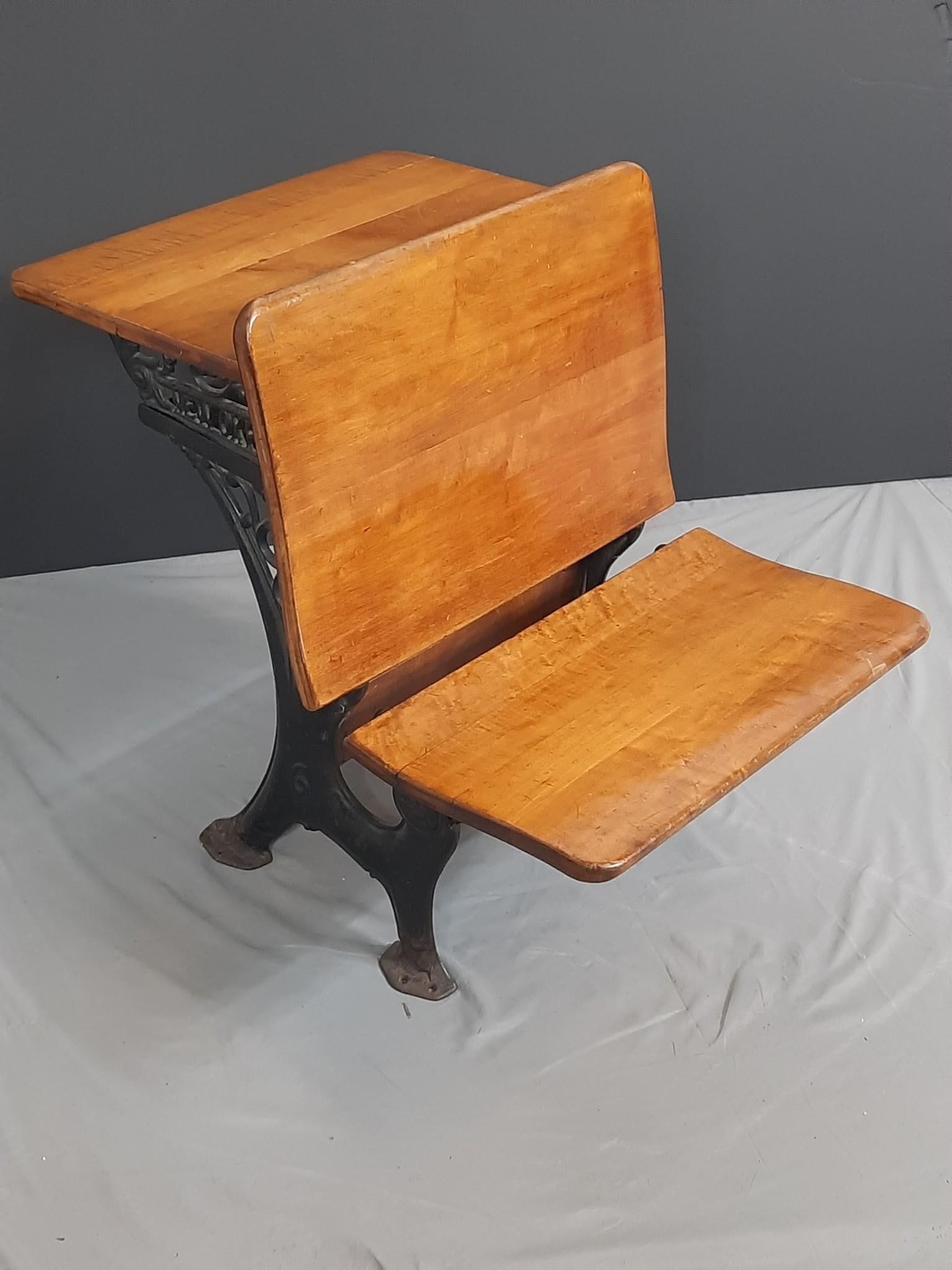 New Oxford School Desk: NOT ELIGIBLE FOR IN-HOUSE SHIPPING. 19" wide x 26" deep x 24" high.