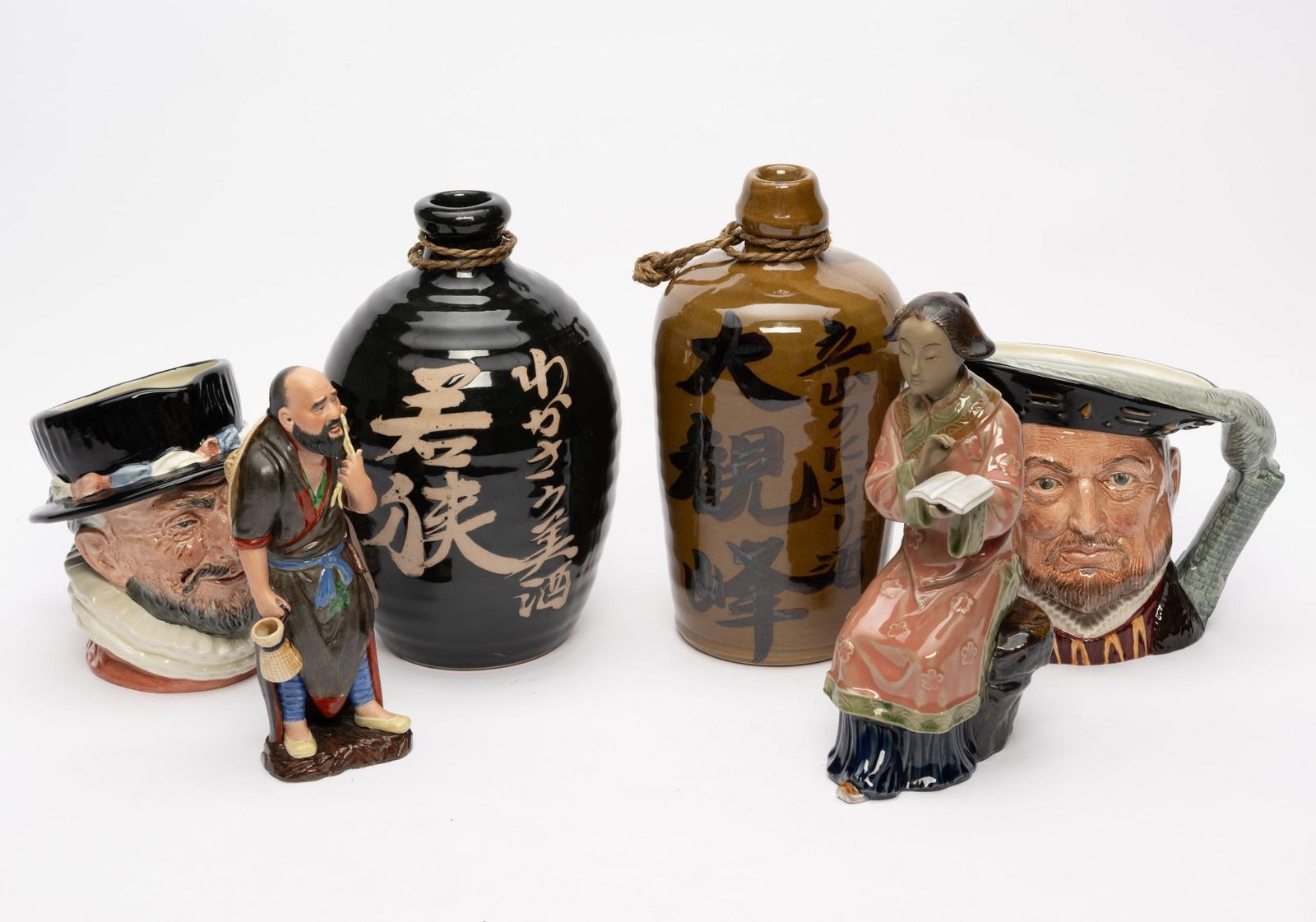 6 Ceramics incl Toby Mugs (1 of 8)